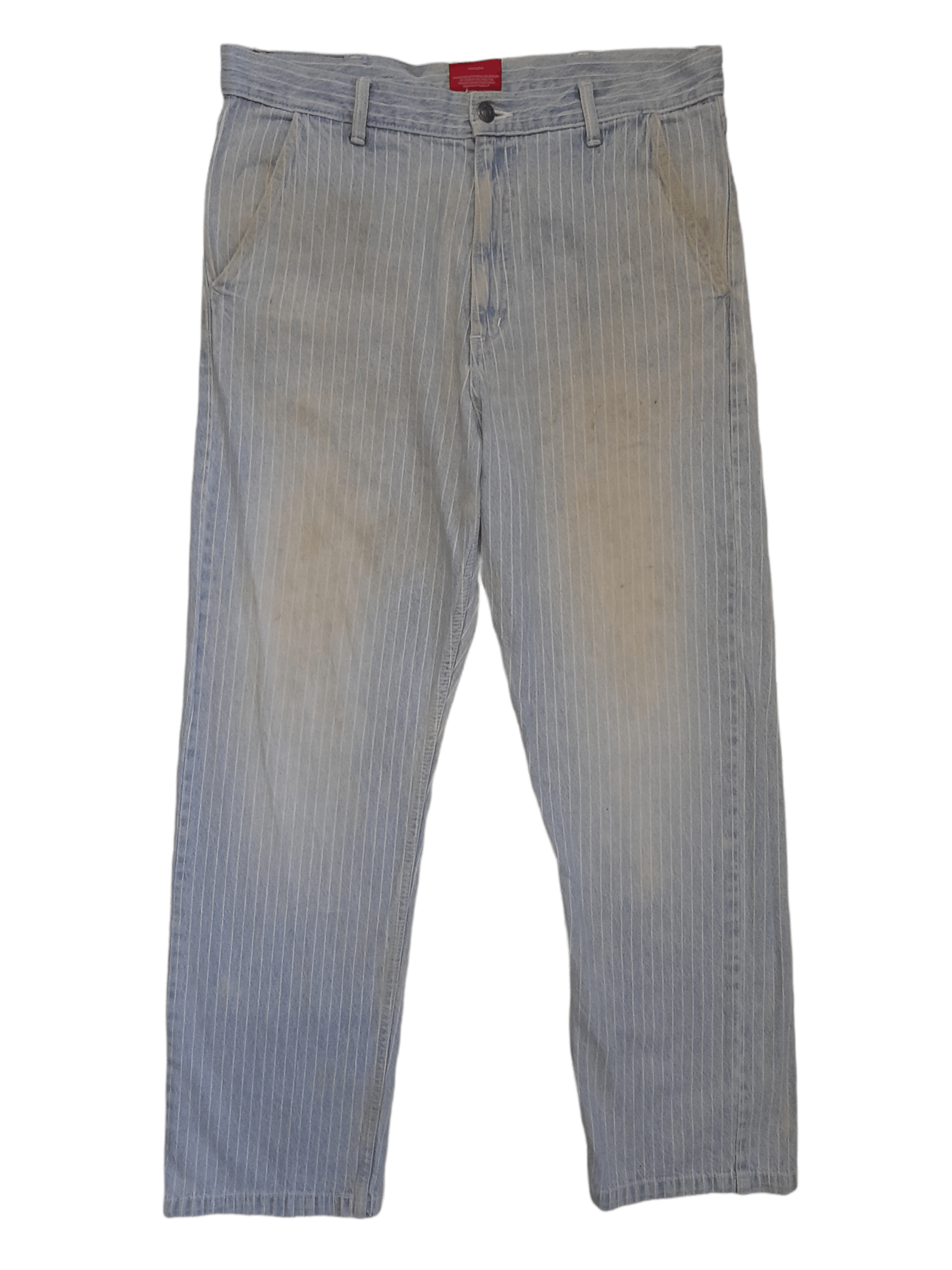 Swagger Swagger Hickory Stripe Denim Pant (E215) w33 Size US 33 - 1 Thumbnail