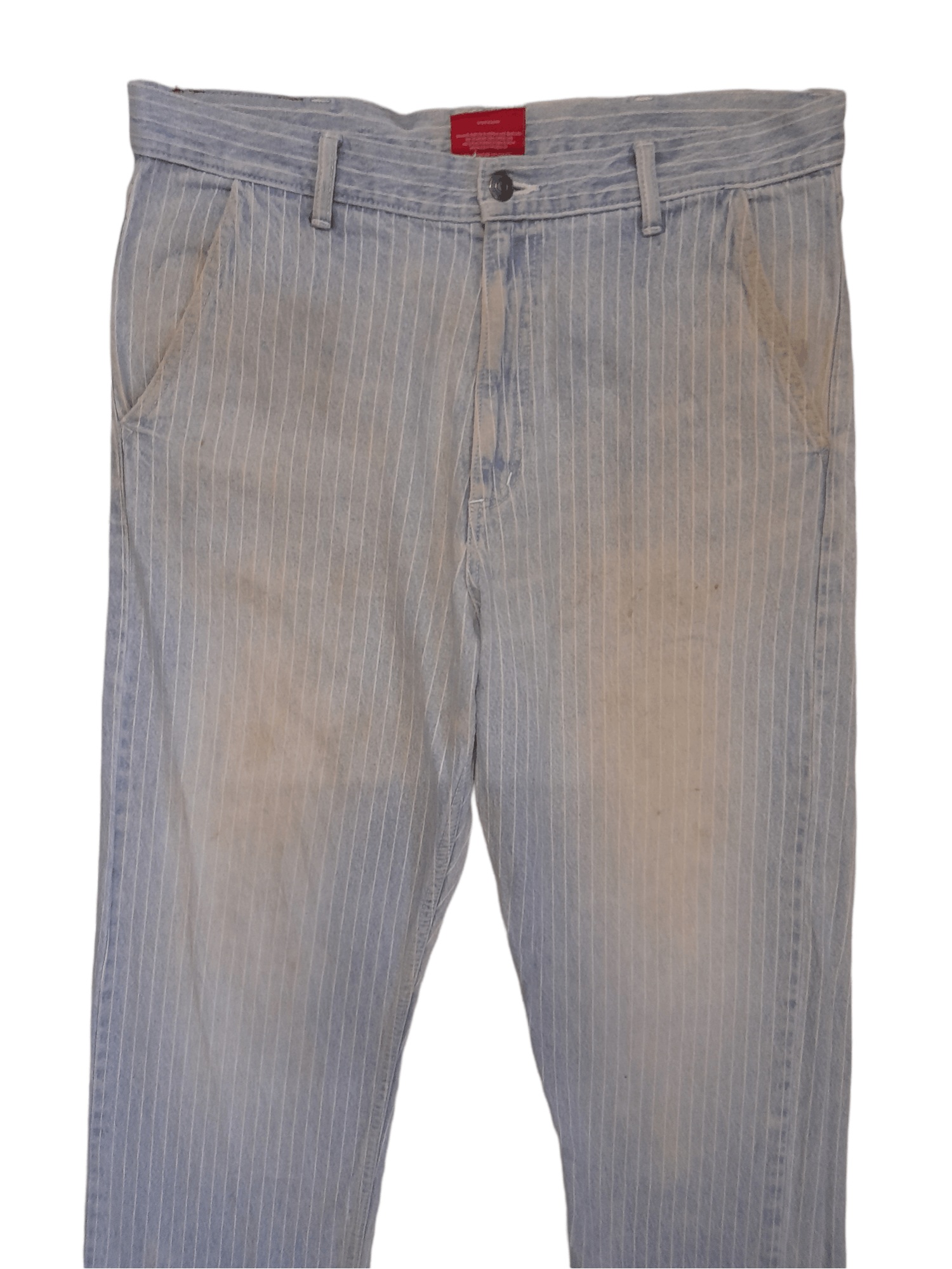 Swagger Swagger Hickory Stripe Denim Pant (E215) w33 Size US 33 - 3 Thumbnail