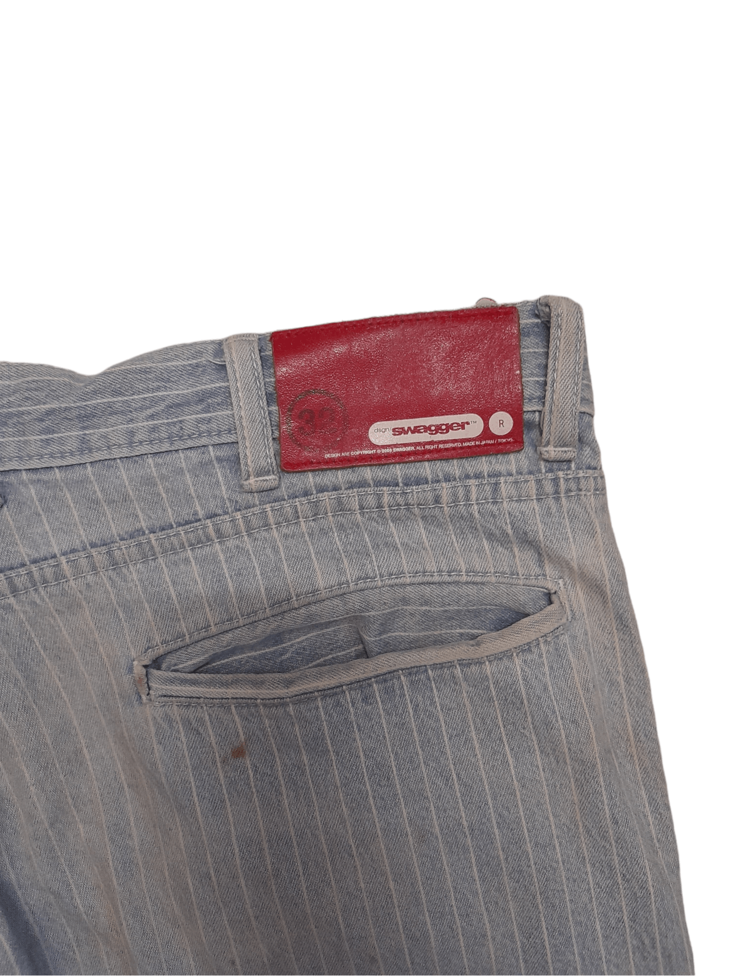Swagger Swagger Hickory Stripe Denim Pant (E215) w33 Size US 33 - 7 Thumbnail