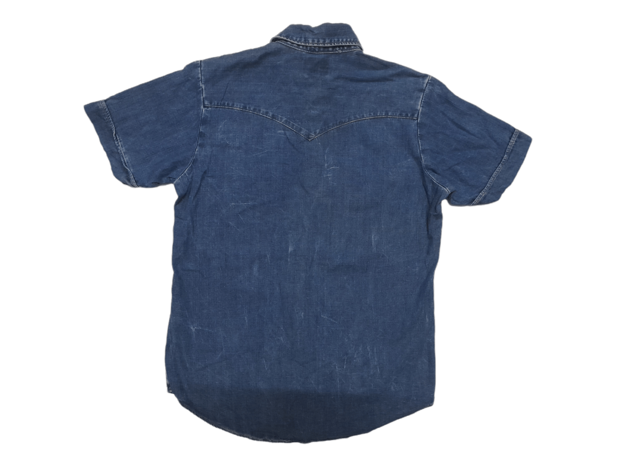 Denime DENIME Japan Buffalo Shirt Chambray (E211) Size US S / EU 44-46 / 1 - 5 Thumbnail