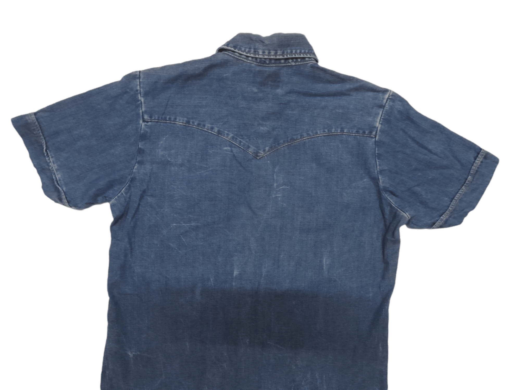 Denime DENIME Japan Buffalo Shirt Chambray (E211) Size US S / EU 44-46 / 1 - 6 Thumbnail
