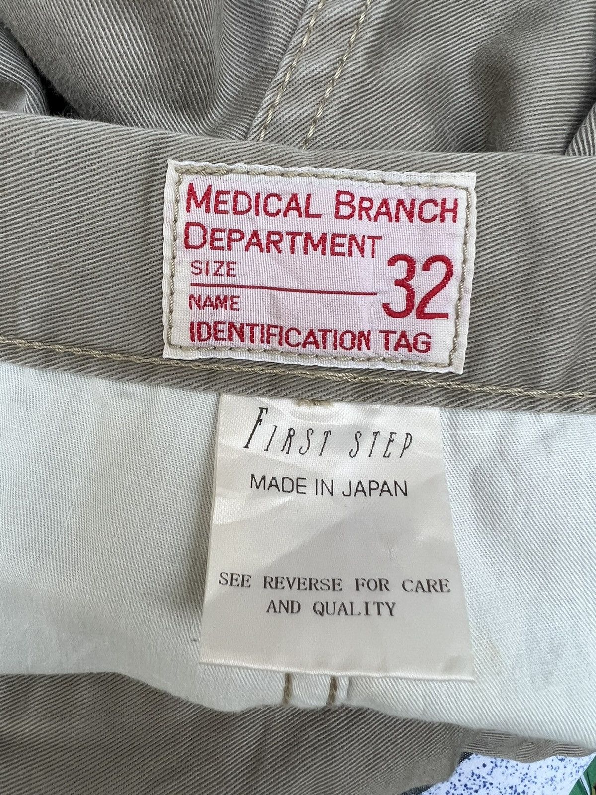 Vintage MEDICAL BRANCH Japan Fatigue Style Stretchable Hem Baggy Size US 34 / EU 50 - 16 Thumbnail