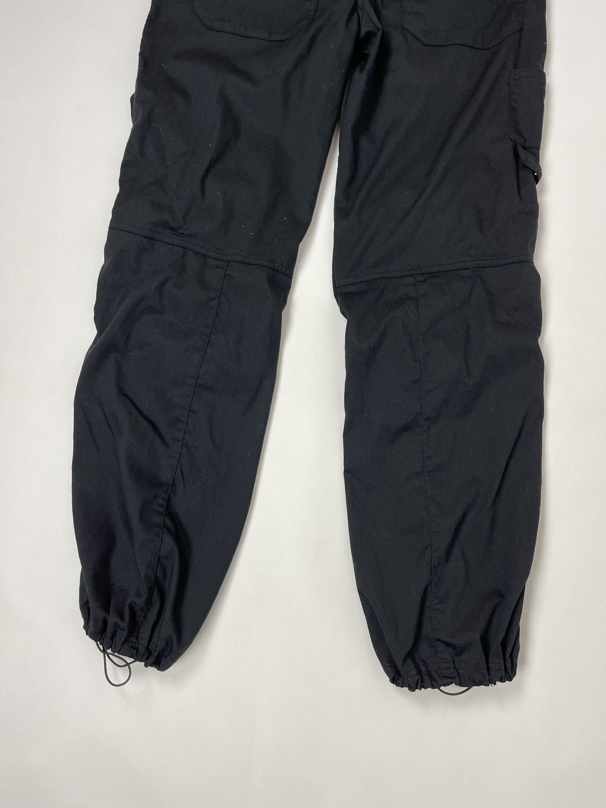 Nike Nike vintage y2k black drill track pants swoosh logo Size 30" / US 8 / IT 44 - 2 Thumbnail