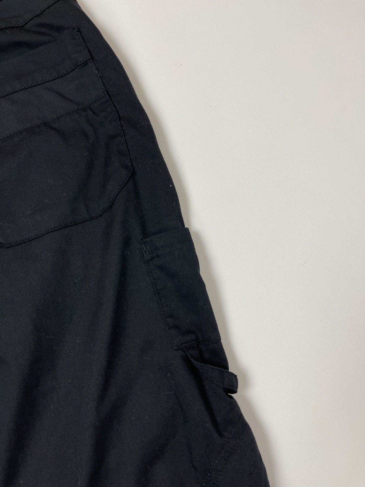Nike Nike vintage y2k black drill track pants swoosh logo Size 30" / US 8 / IT 44 - 14 Thumbnail