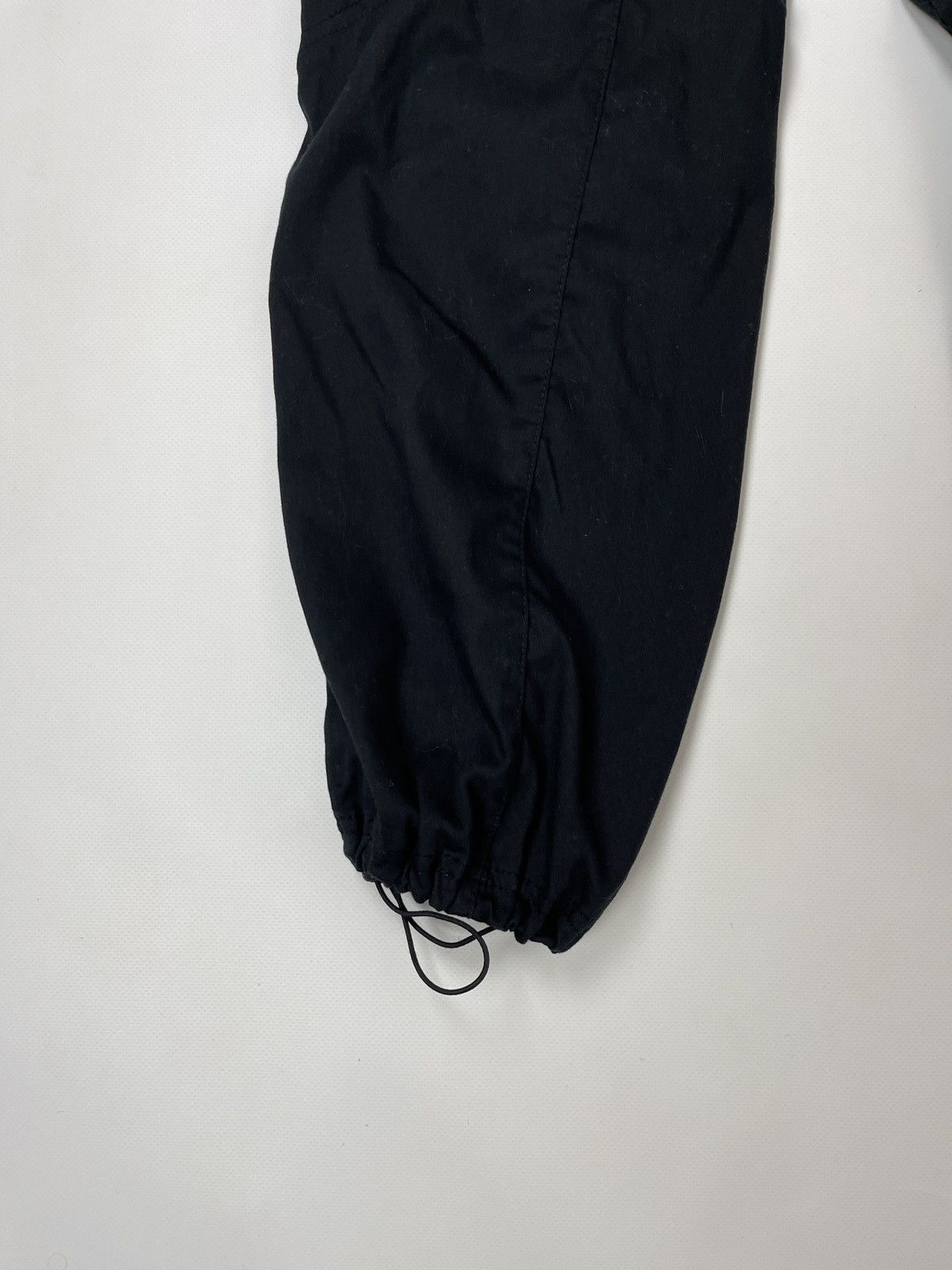 Nike Nike vintage y2k black drill track pants swoosh logo Size 30" / US 8 / IT 44 - 12 Thumbnail