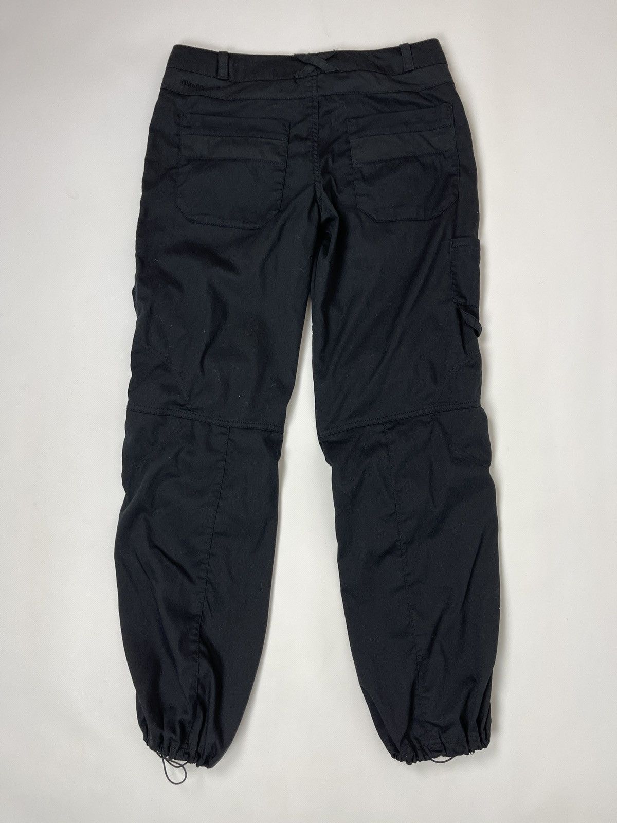Nike Nike vintage y2k black drill track pants swoosh logo Size 30" / US 8 / IT 44 - 11 Thumbnail