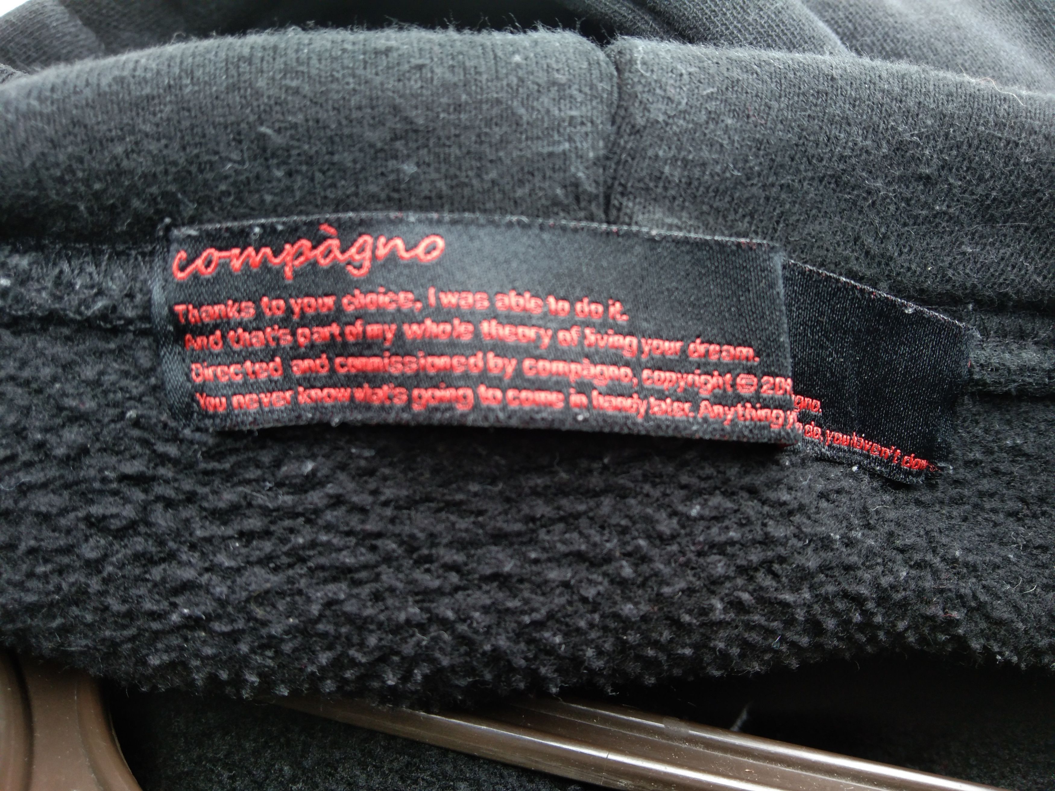 Japanese Brand 🔥LAST DROP 🔥COMPAGNO "DON'T HATE" SWEATER HOODIE Size US L / EU 52-54 / 3 - 10 Thumbnail