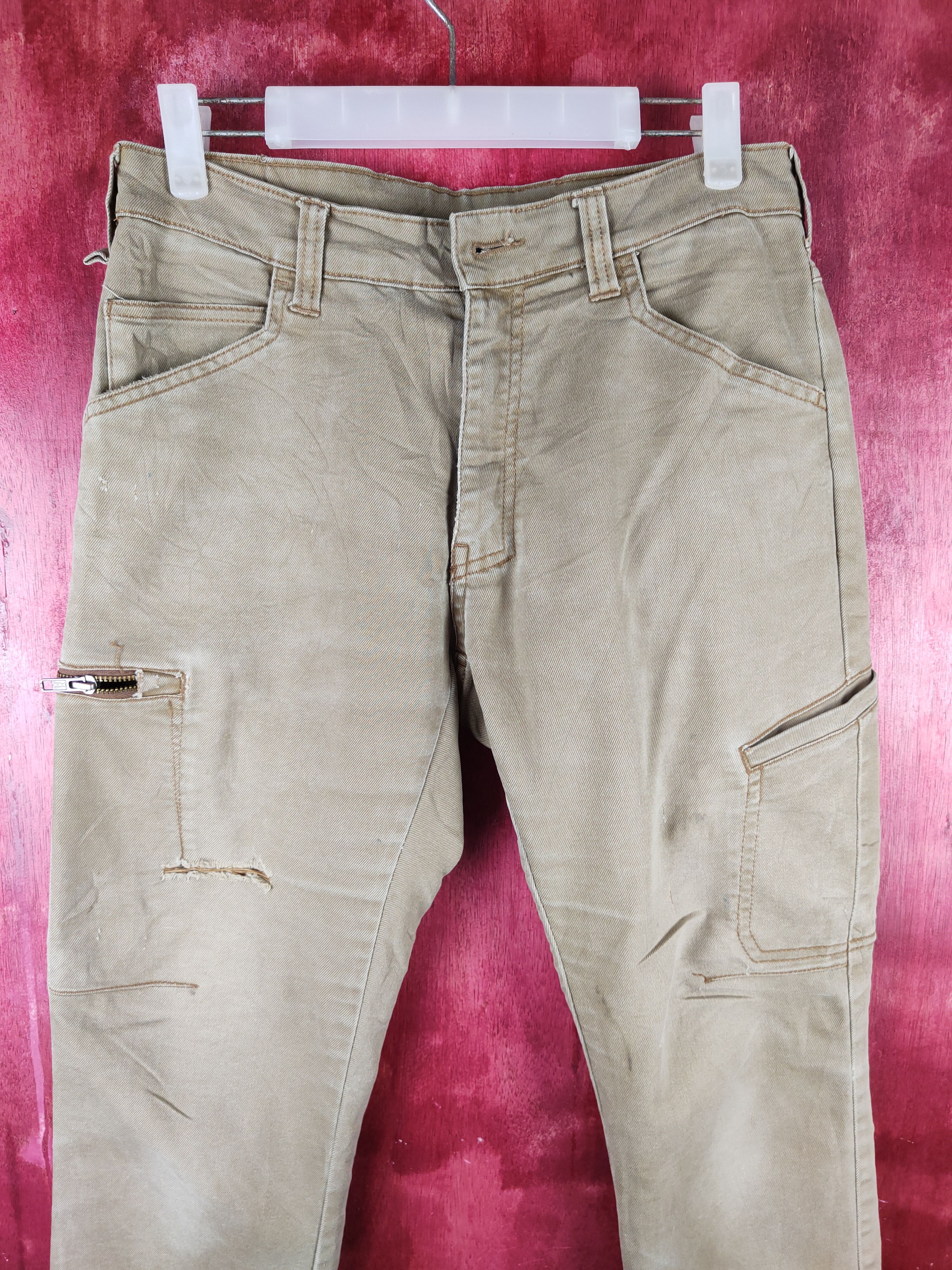 Faded Glory × Japanese Brand Field Core Brown Multi Pocket Tactical Cargo Pants #S722 Size US 30 / EU 46 - 2 Thumbnail