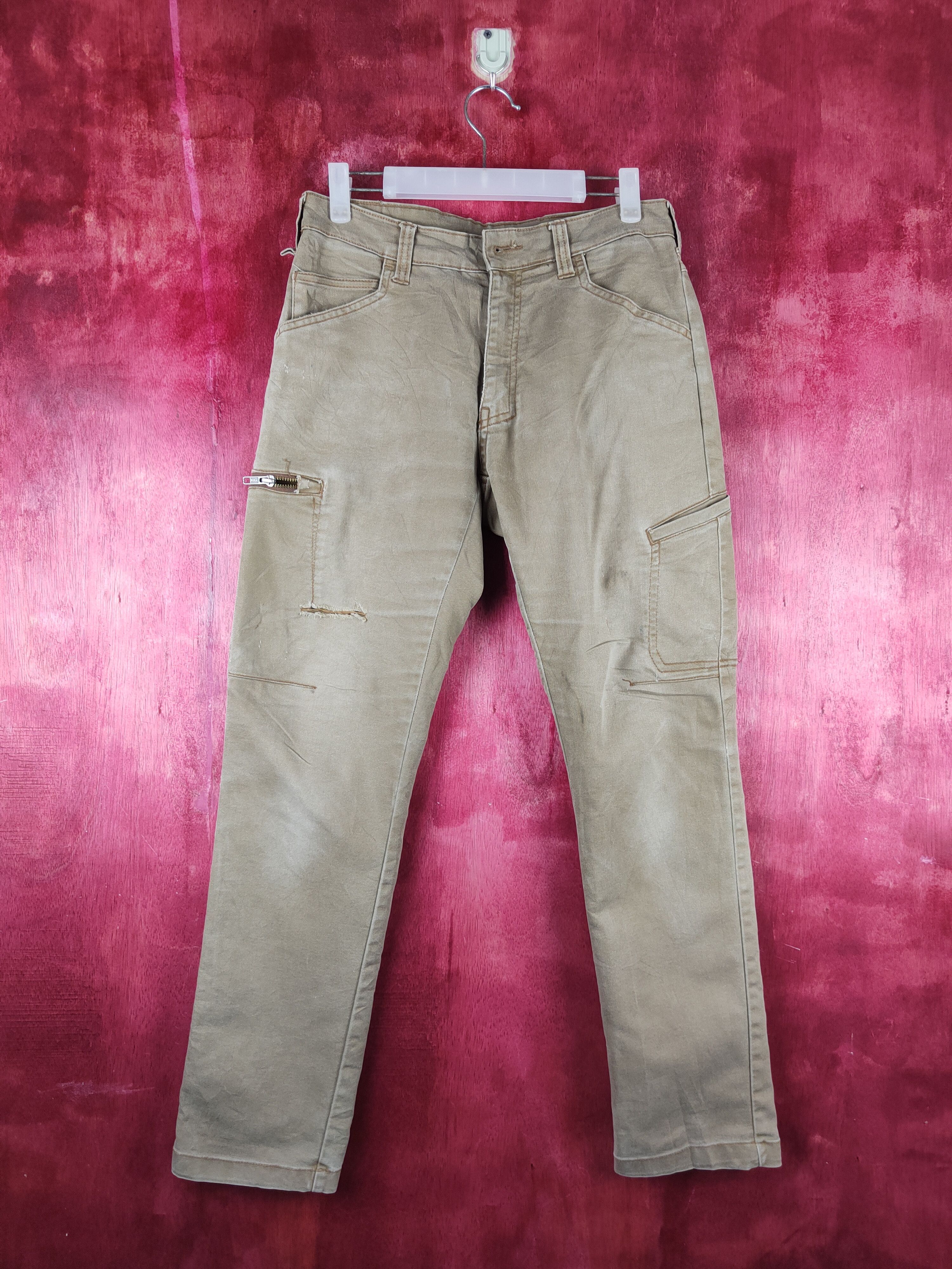 Faded Glory × Japanese Brand Field Core Brown Multi Pocket Tactical Cargo Pants #S722 Size US 30 / EU 46 - 1 Thumbnail