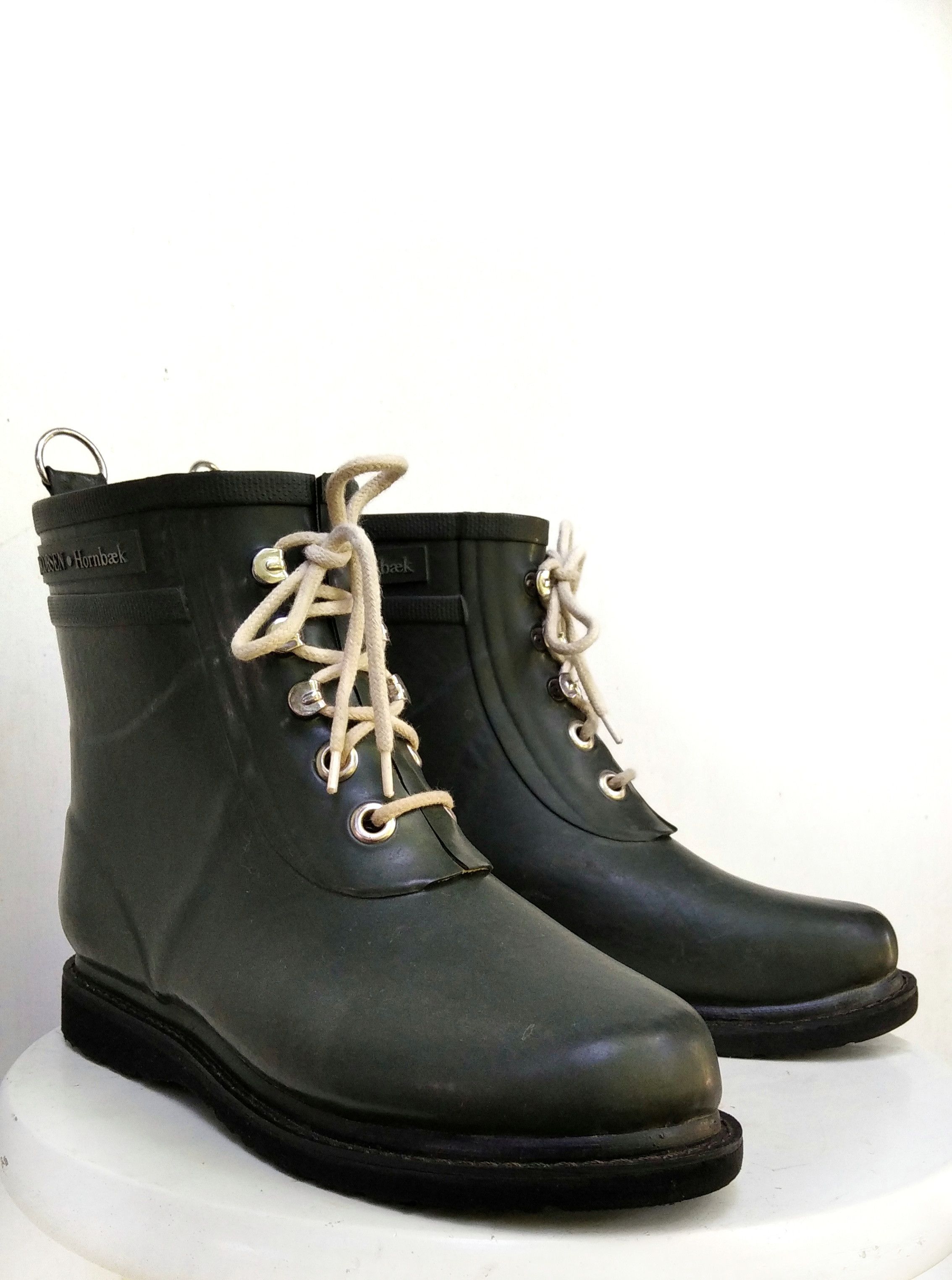 Handmade 🔥Nice ILSE JACOBSEN HORNBÆK Women's Rubber Wellington Boots Size US 6 / IT 36 - 2 Thumbnail