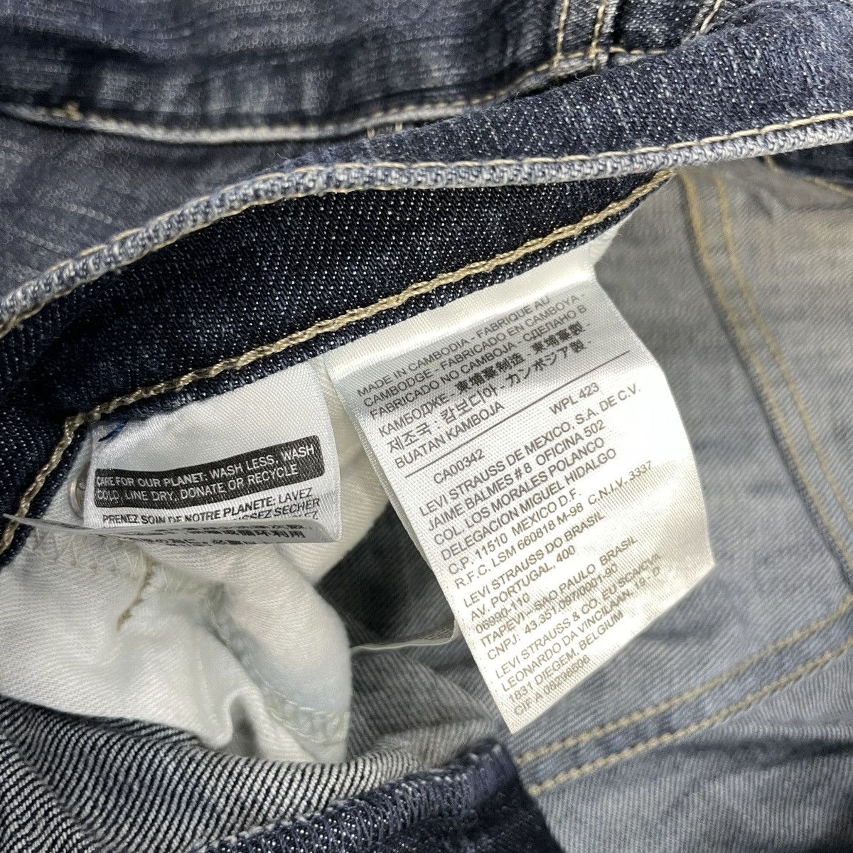 Levi's Vintage Levi's Denim Blue Jeans wc-222 Size US 32 / EU 48 - 8 Thumbnail