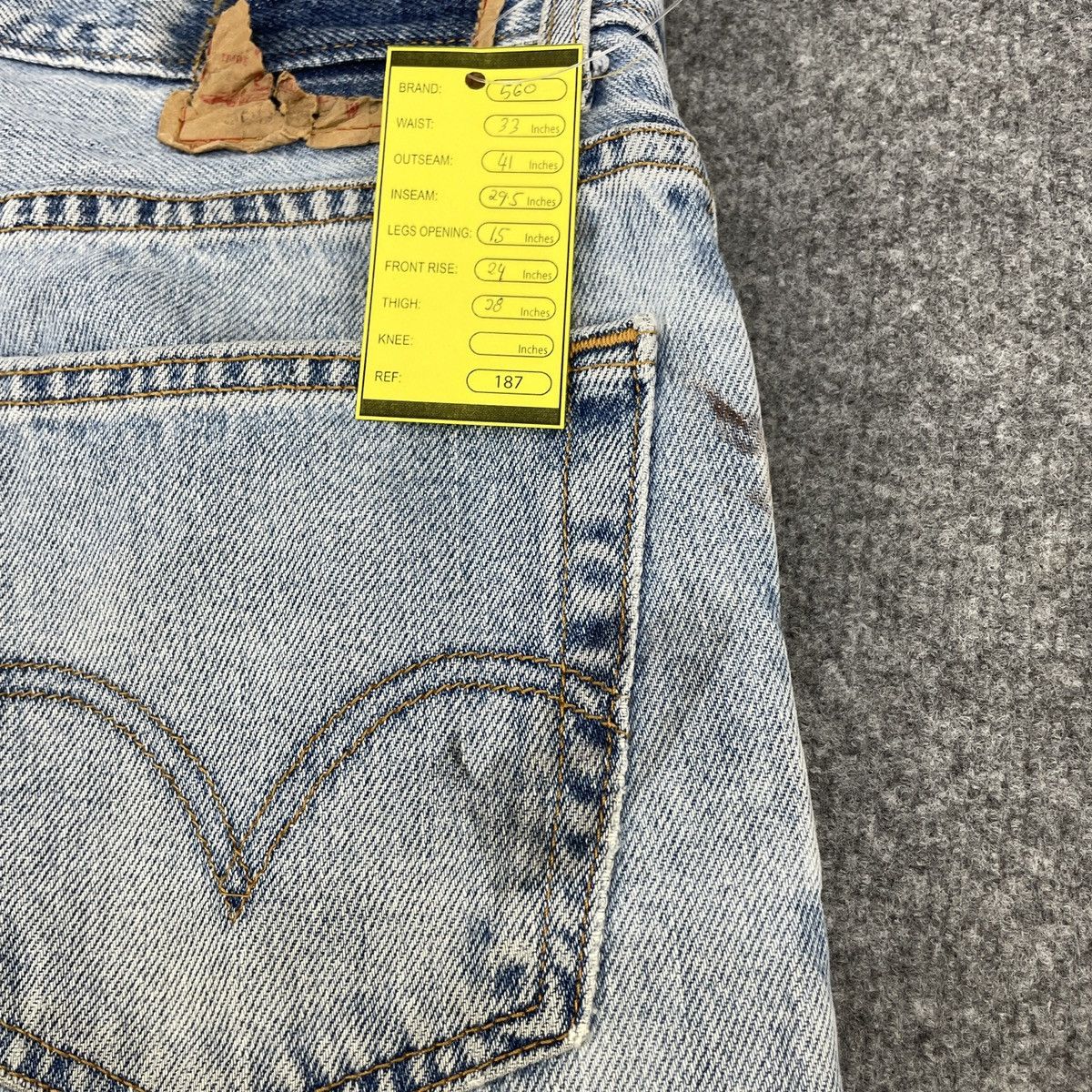 Levi's × Vintage Vintage Levi's 560 Light Wash wc-187 Size US 33 - 11 Thumbnail