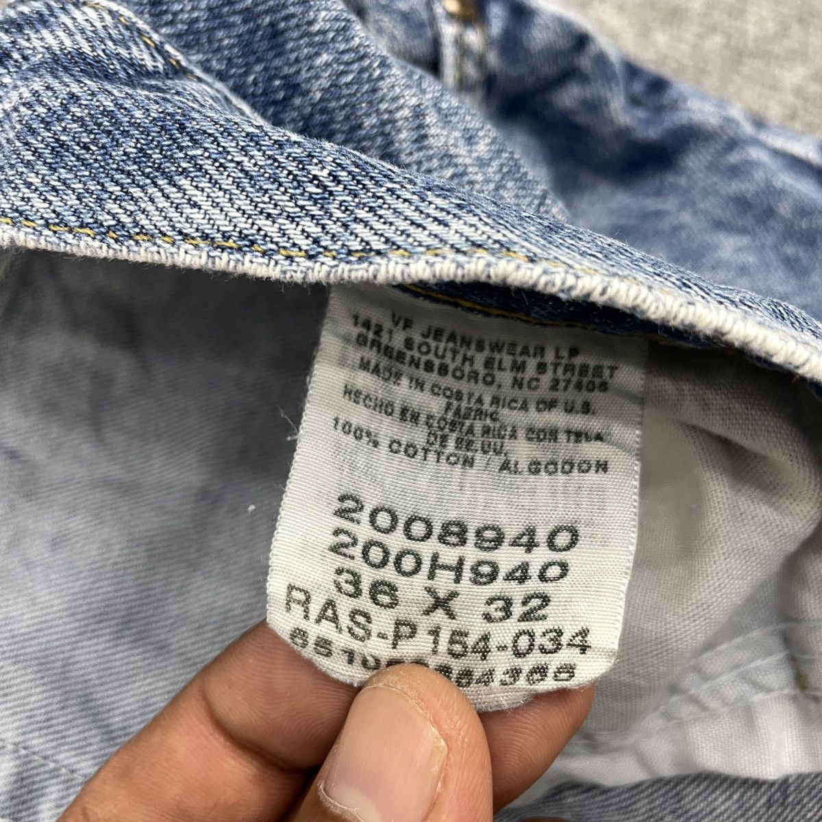 Lee × Vintage Vintage Lee Distressed Faded Jean wc-194 Size US 35 - 10 Thumbnail