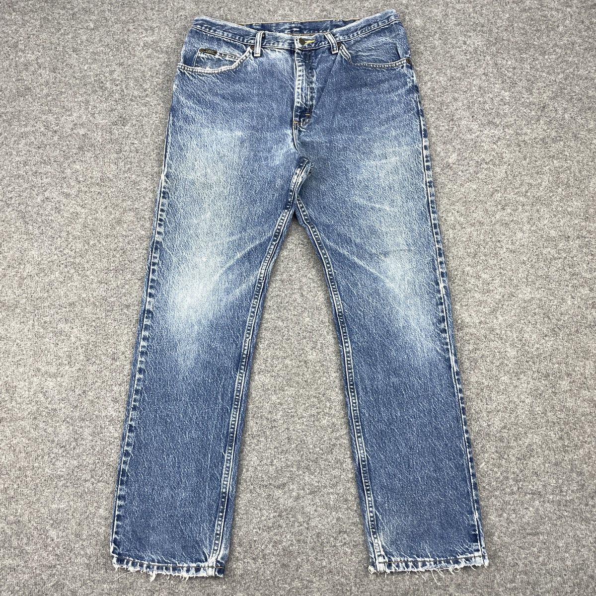 Lee × Vintage Vintage Lee Distressed Faded Jean wc-194 Size US 35 - 1 Thumbnail