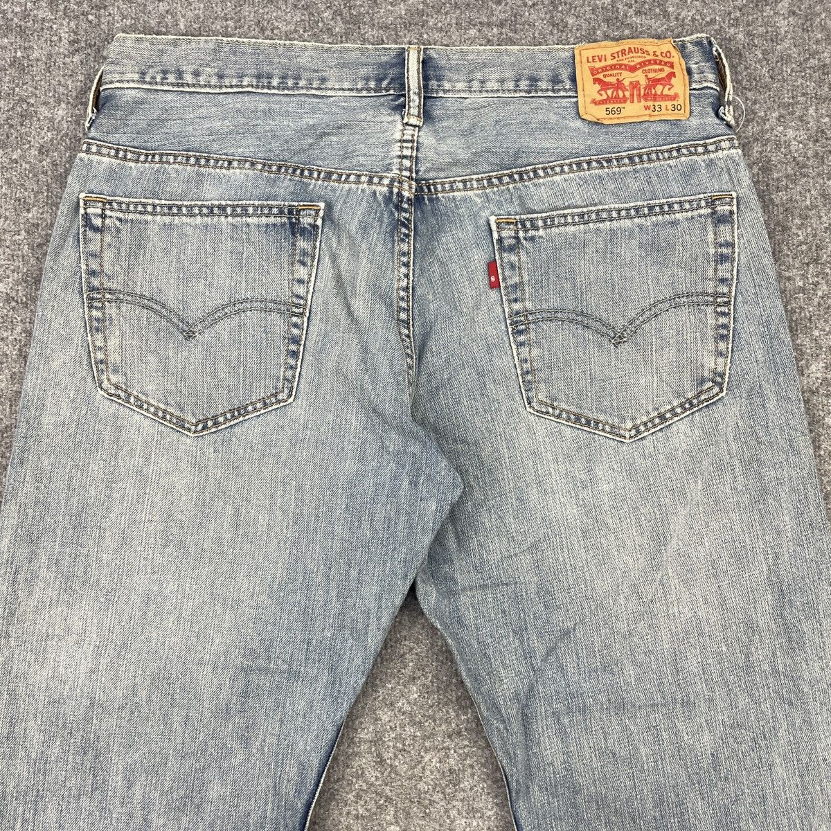 Levi's Vintage Levi's 569 Light Wash Jeans wc-238 Size US 34 / EU 50 - 3 Thumbnail