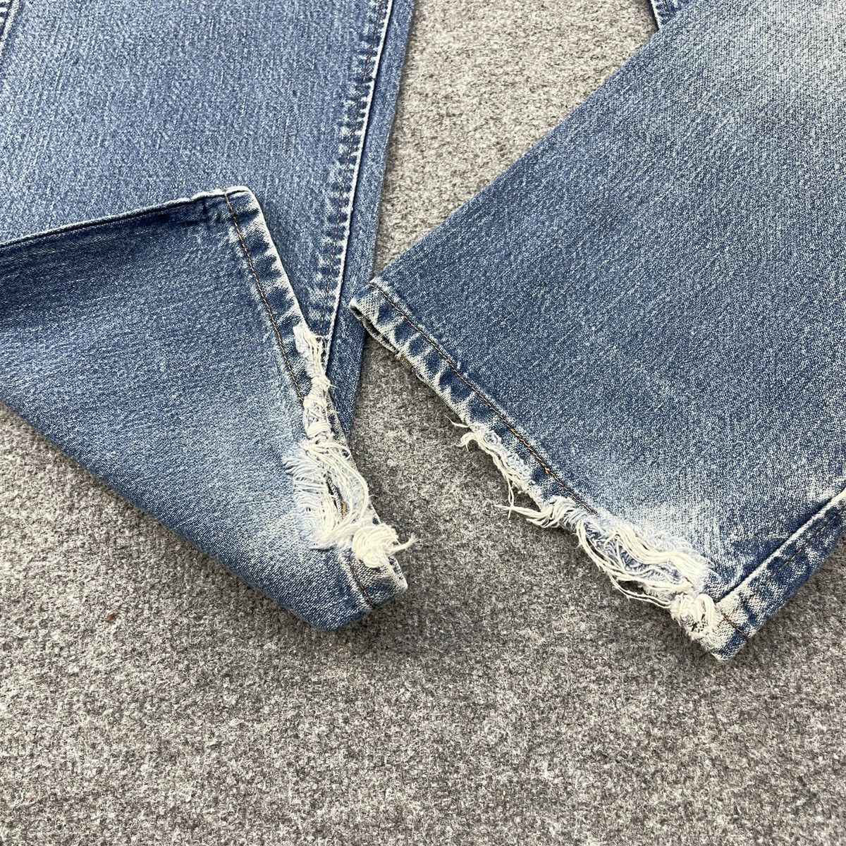 Vintage × Wrangler Vintage Wrangler Faded Blue Distressed Jeans wc-209 Size US 40 / EU 56 - 7 Thumbnail