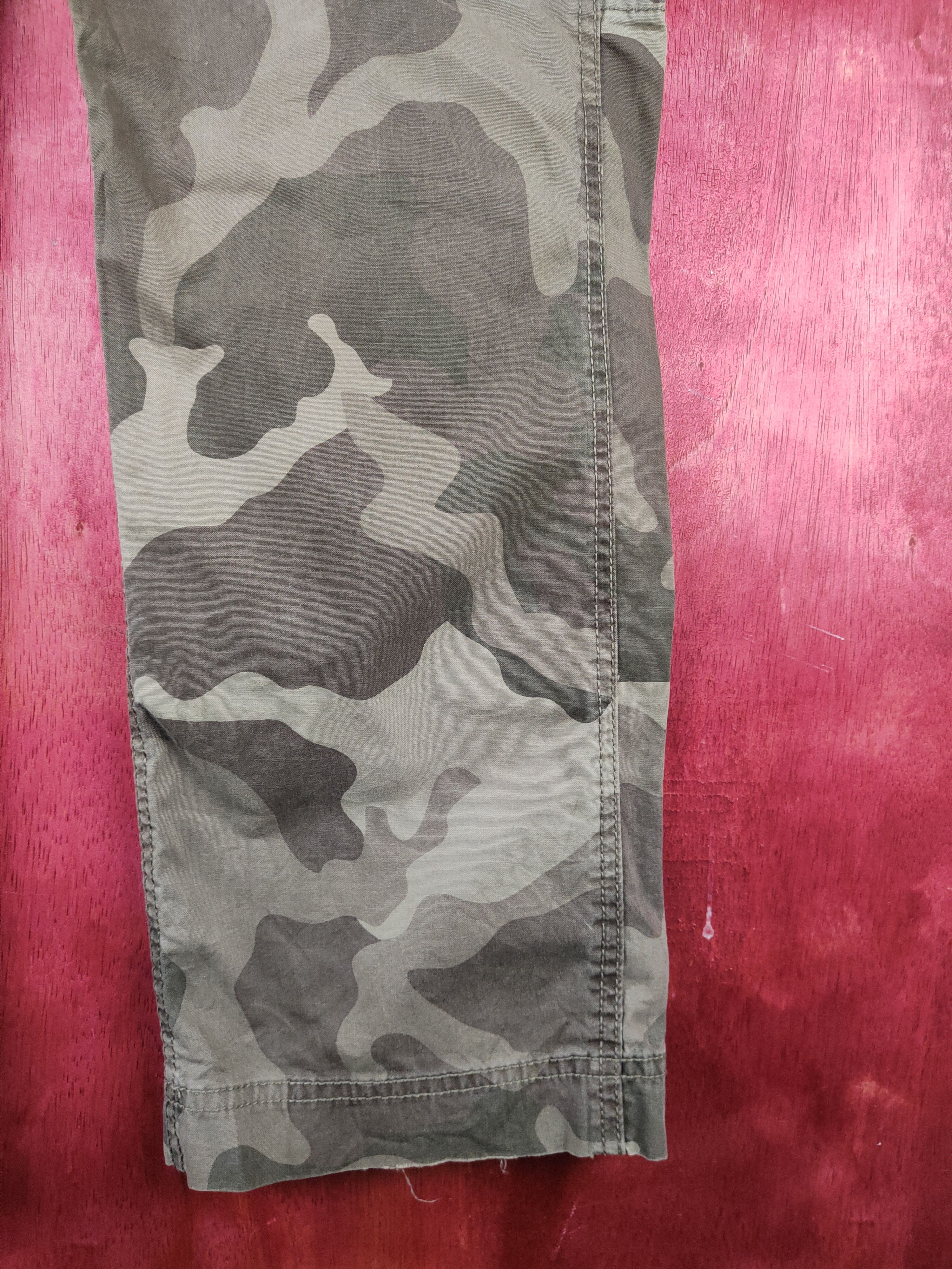 Gap Gap Camo Military Multipocket Tactical Cargo Pants #S746 Size US 32 / EU 48 - 7 Thumbnail