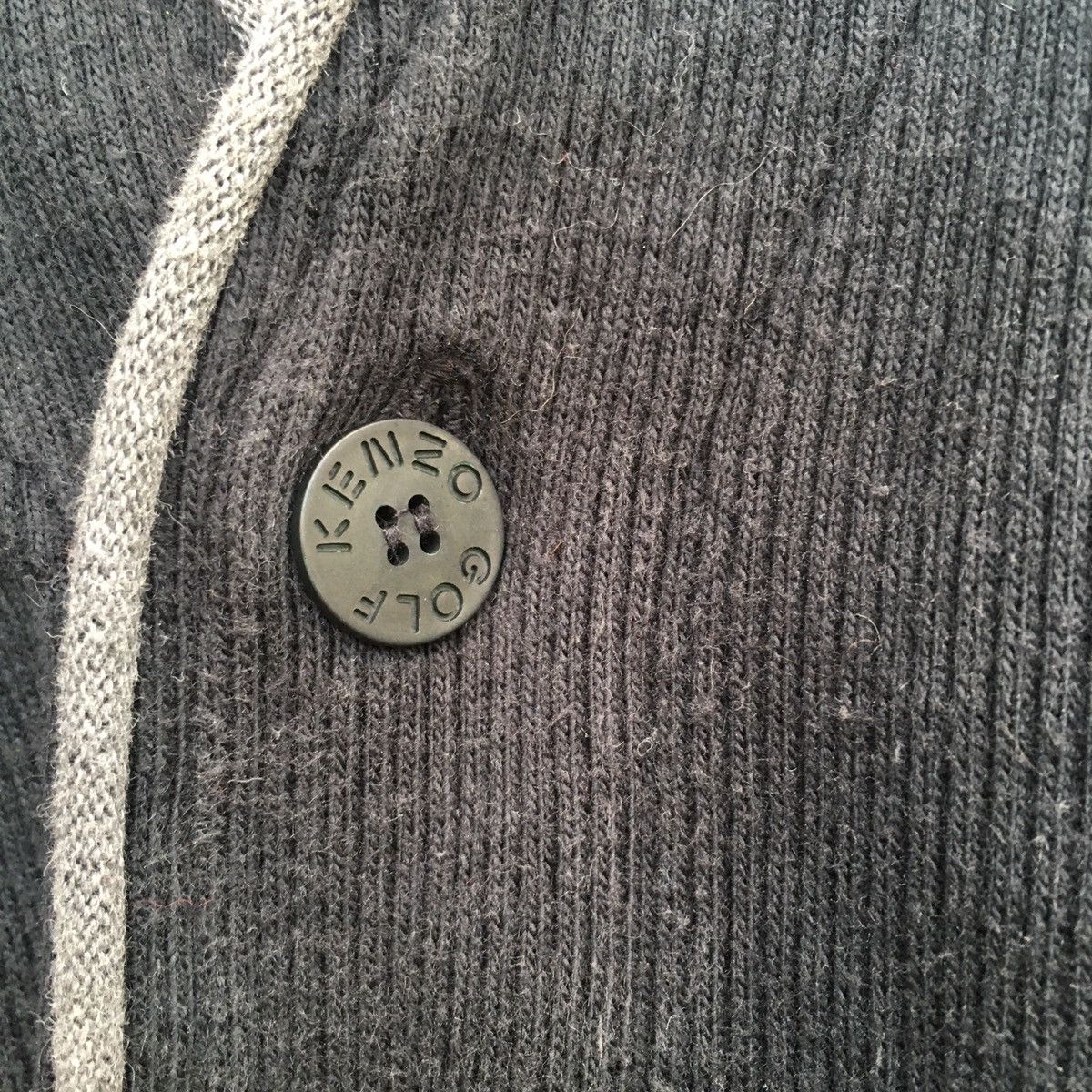 Kenzo Kenzo Golf Embroidery Logo Cardigan Size US L / EU 52-54 / 3 - 8 Thumbnail