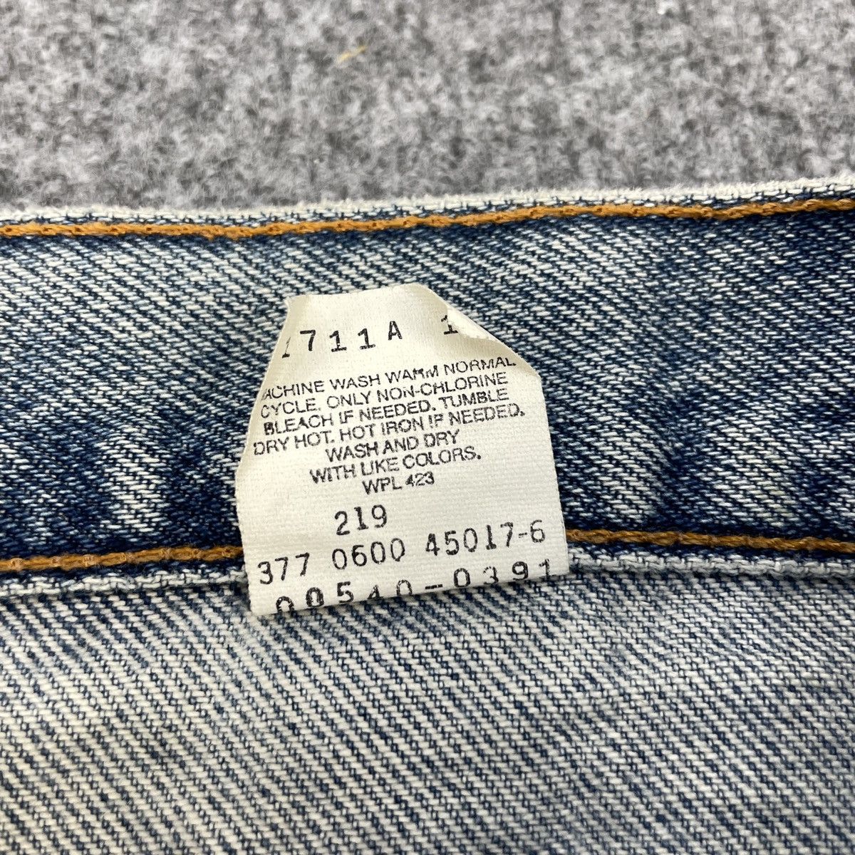 Levi's × Vintage Vintage Levi's 540 Faded Blue Jeans wc-193 Size US 33 - 6 Thumbnail