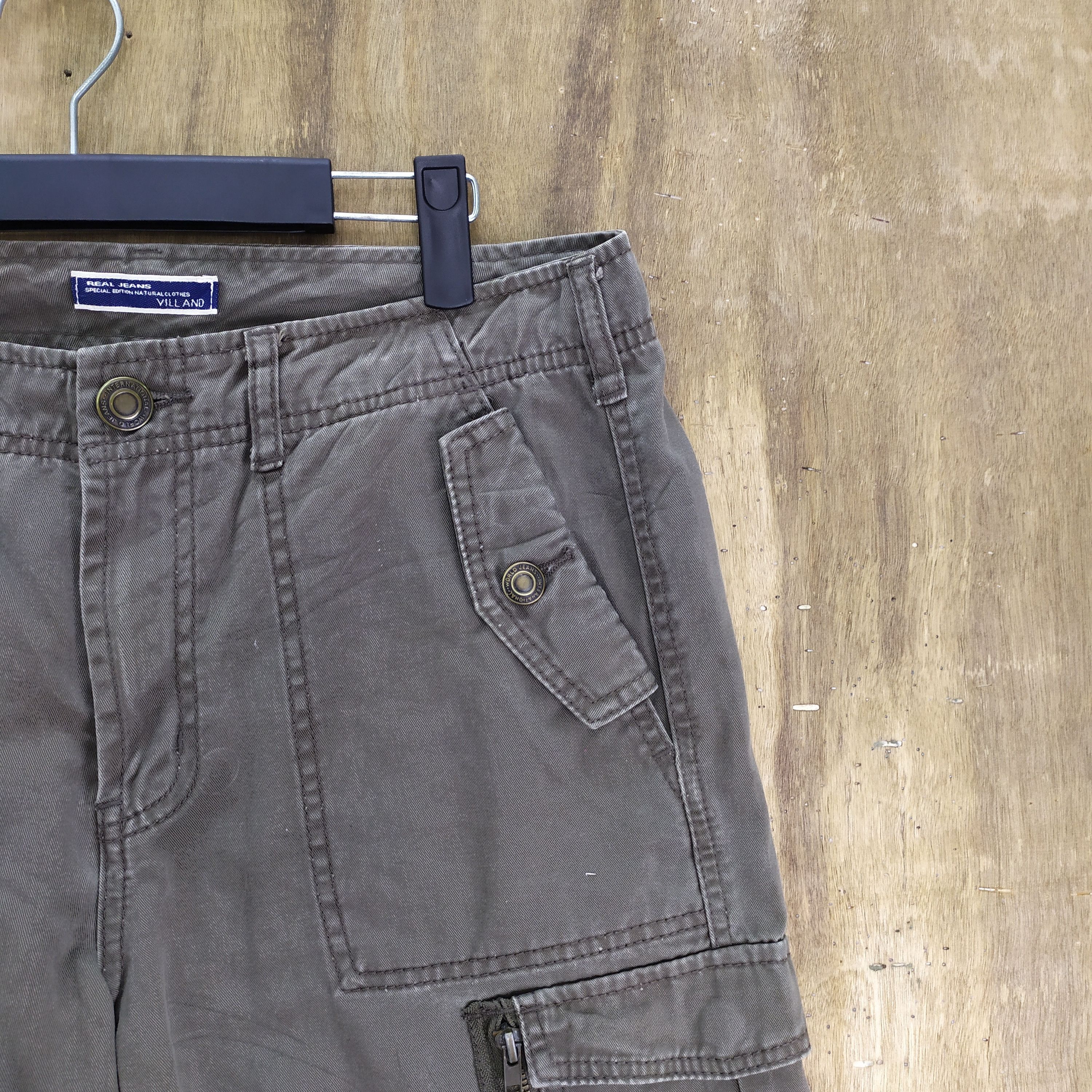 Japanese Brand VILLAND SHORT CARGO PANTS Size US 30 / EU 46 - 4 Thumbnail