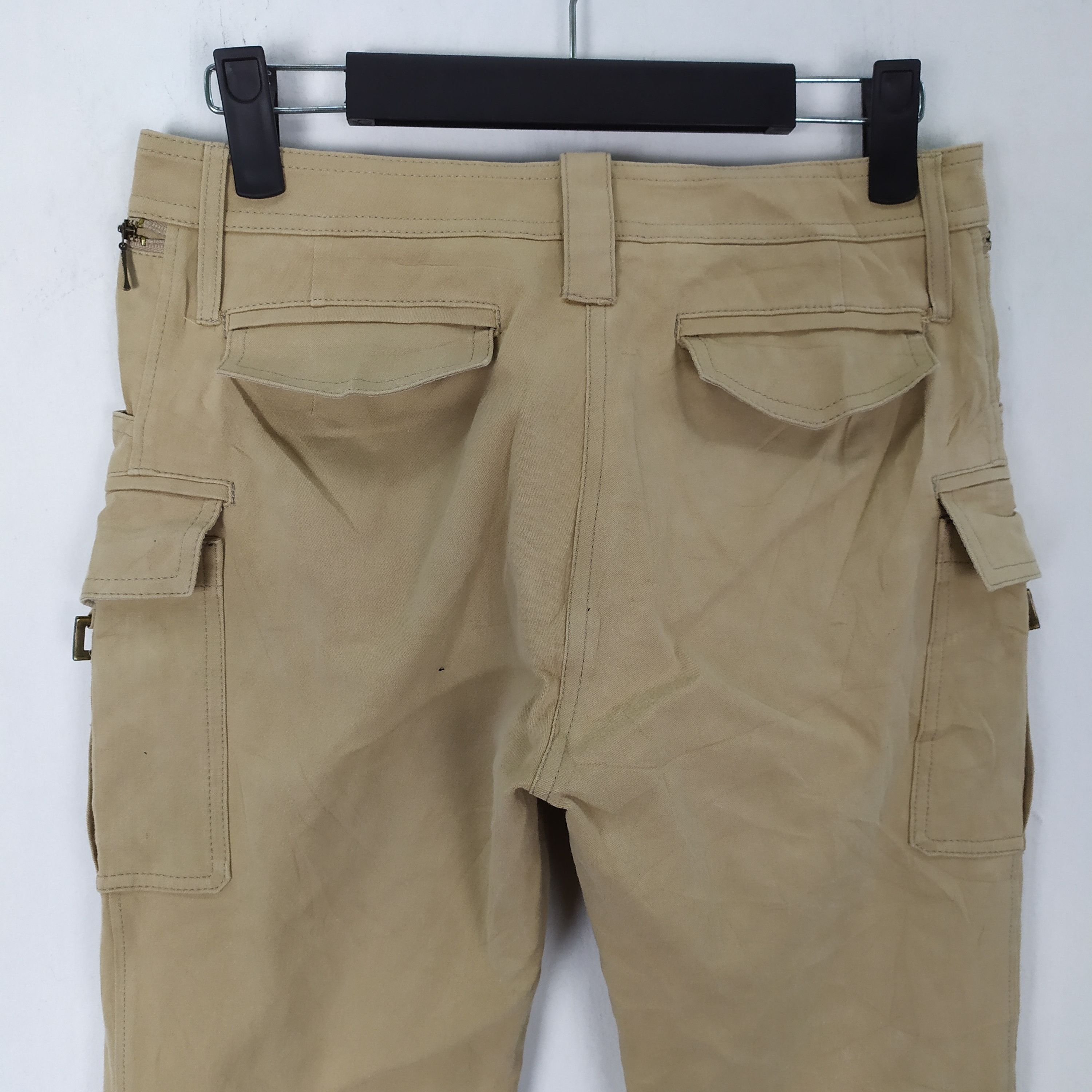Japanese Brand JAPAN MADE RESTIRE FLARED CARGO PANTS Size US 28 / EU 44 - 10 Thumbnail