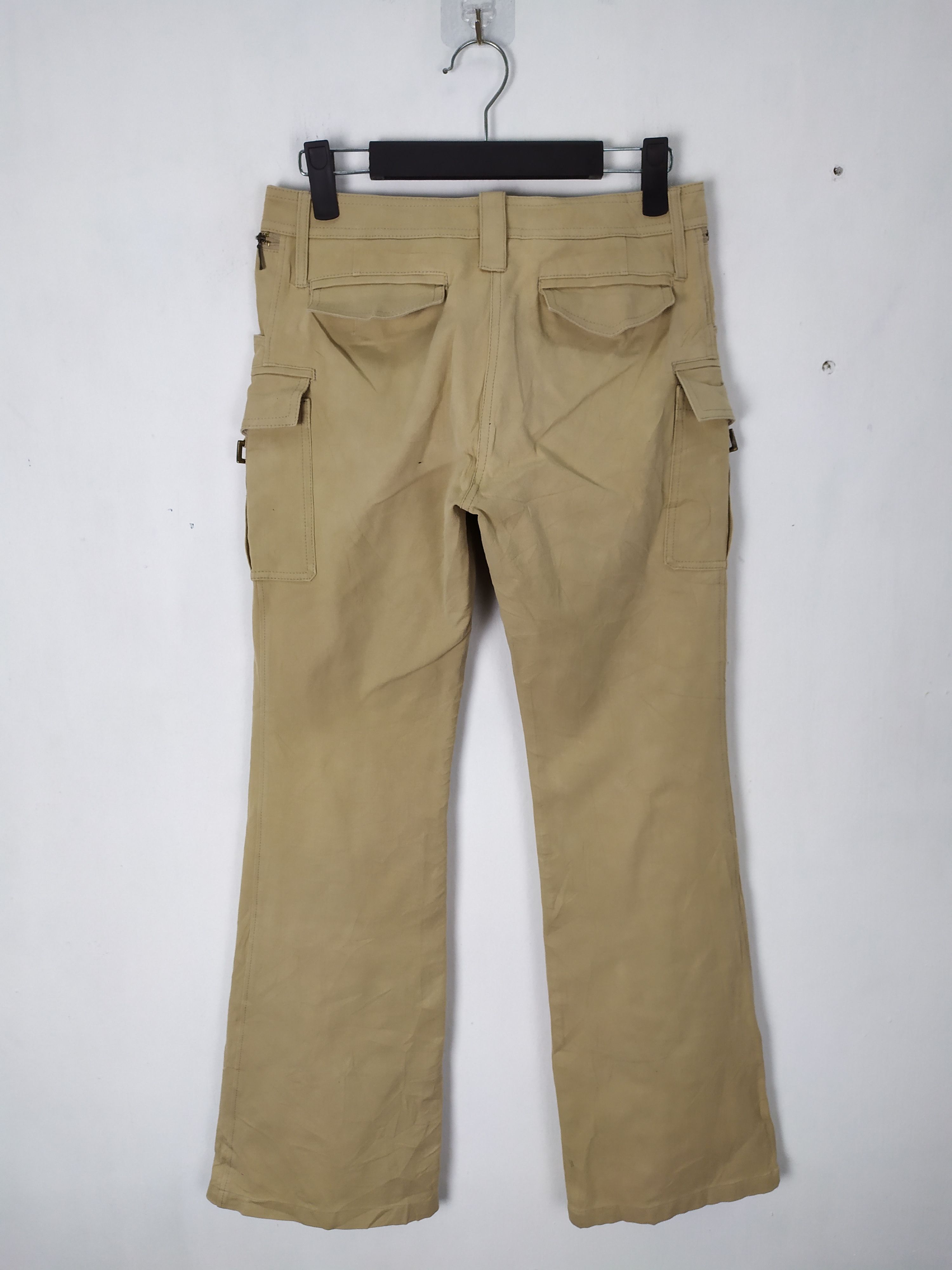 Japanese Brand JAPAN MADE RESTIRE FLARED CARGO PANTS Size US 28 / EU 44 - 11 Thumbnail
