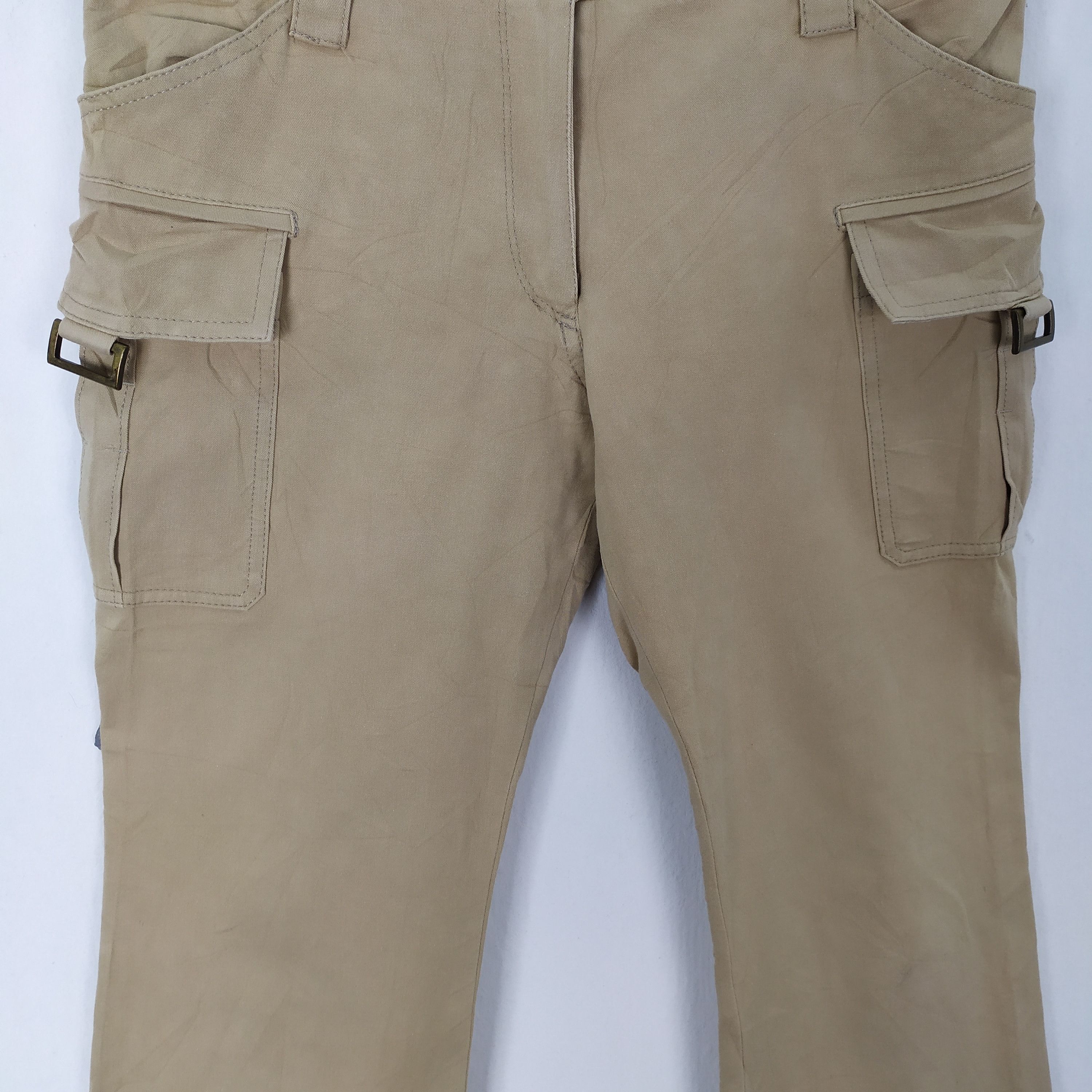 Japanese Brand JAPAN MADE RESTIRE FLARED CARGO PANTS Size US 28 / EU 44 - 7 Thumbnail