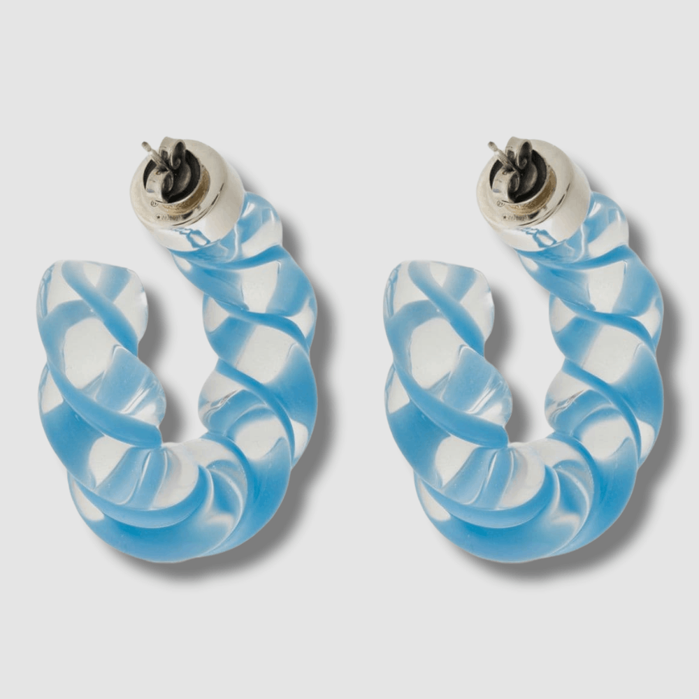 Bottega Veneta Earrings in Blue Size ONE SIZE - 1 Thumbnail