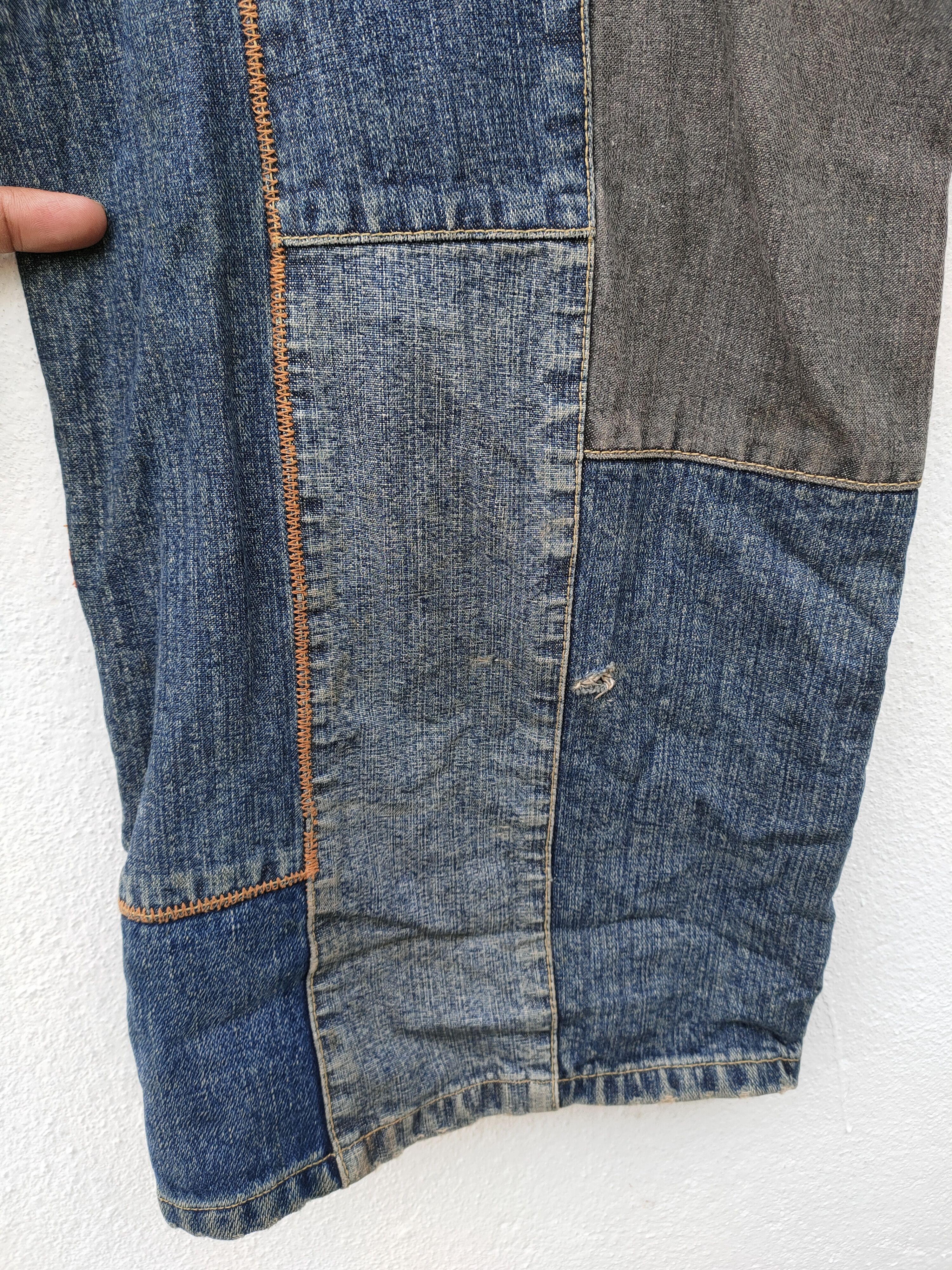 Japanese Brand 💥LAST CALL💥 Varcity Reconstructed Denim Size US 36 / EU 52 - 5 Thumbnail
