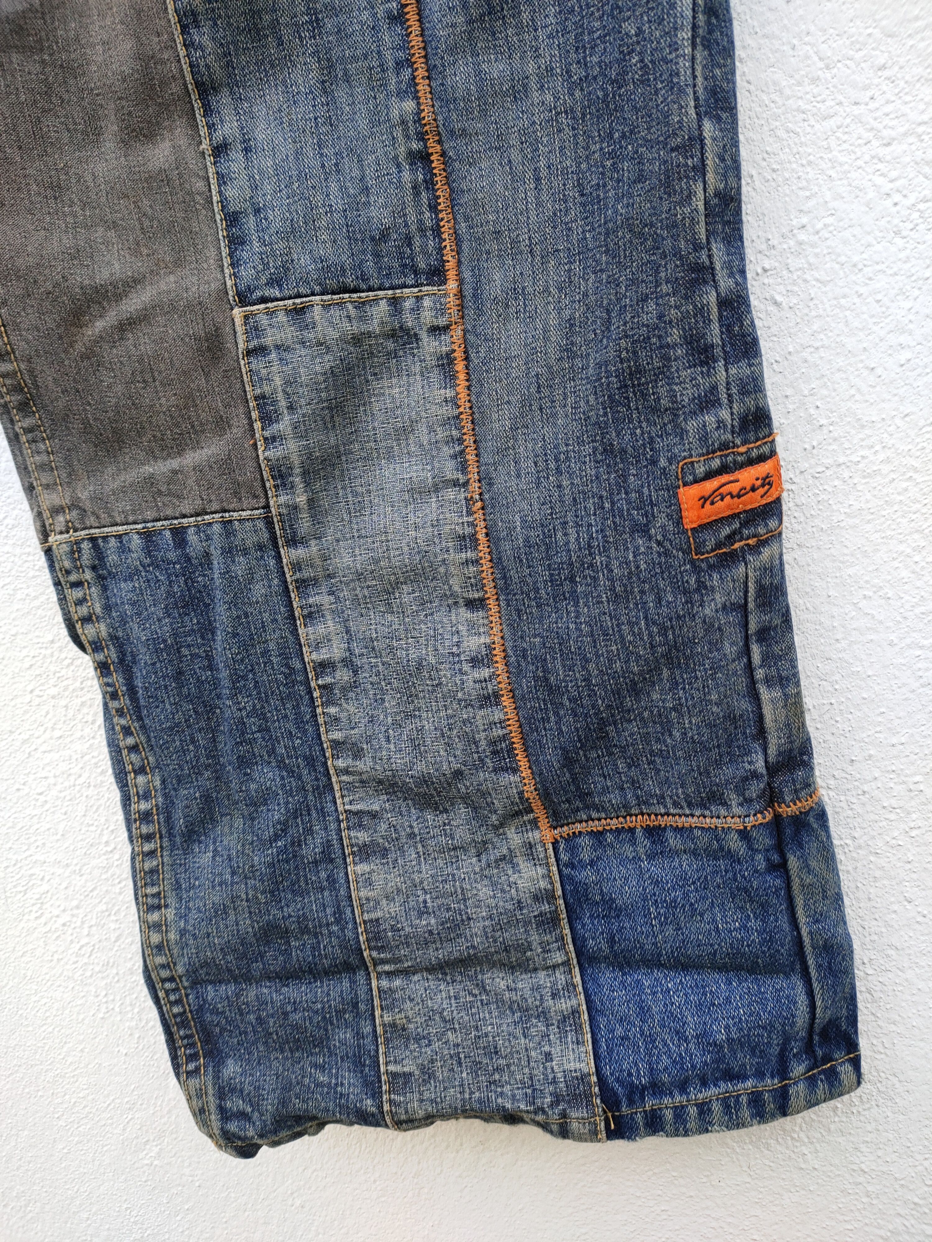 Japanese Brand 💥LAST CALL💥 Varcity Reconstructed Denim Size US 36 / EU 52 - 8 Thumbnail