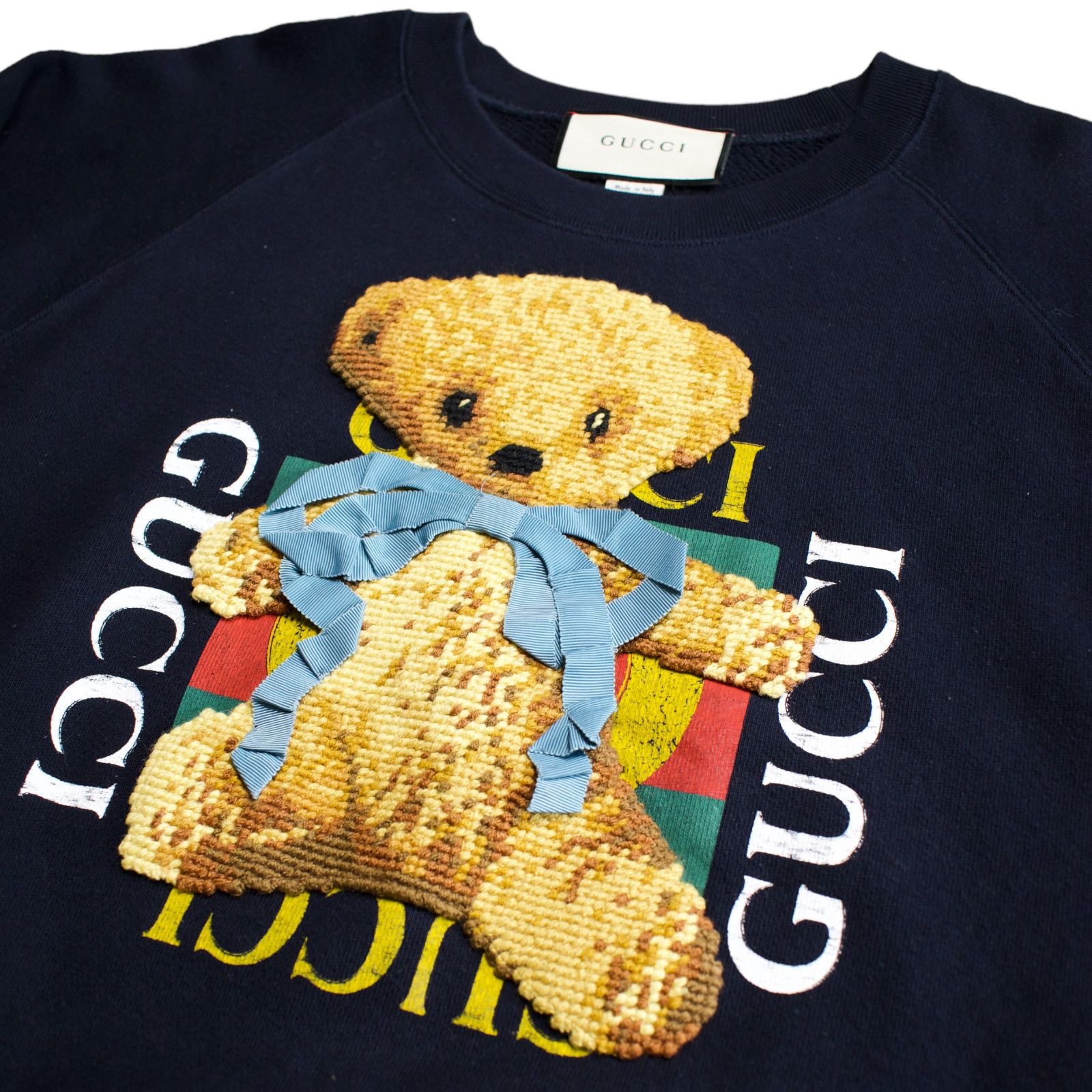 Gucci kids original bear embroidered store sweatshirt