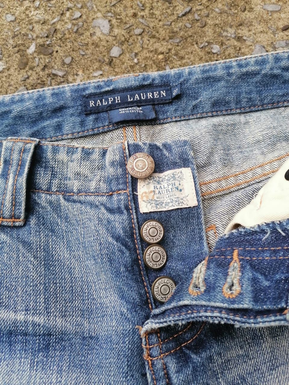 Ralph Lauren × Vintage Ralph Lauren Blue Label Denim Jeans Size 29" - 3 Thumbnail