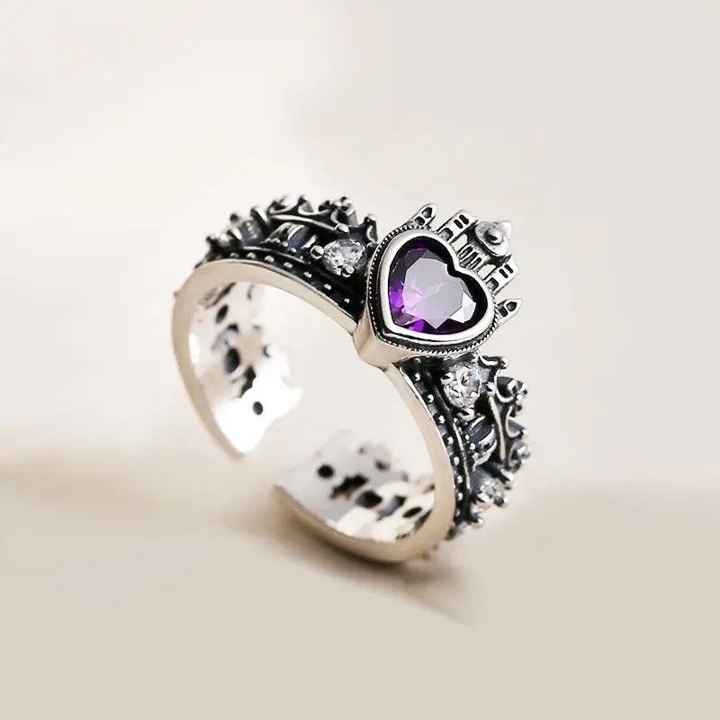 Jewelry Castle Love Crown Rings Size ONE SIZE - 4 Thumbnail
