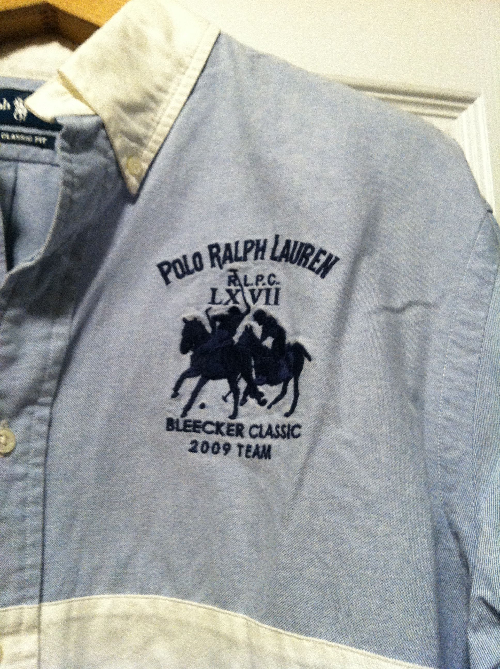 Polo Ralph Lauren POLO RALPH LAUREN MENS BLUE PRE-OWNED CASUAL SHIRT SIZE: XL Size US XL / EU 56 / 4 - 4 Thumbnail