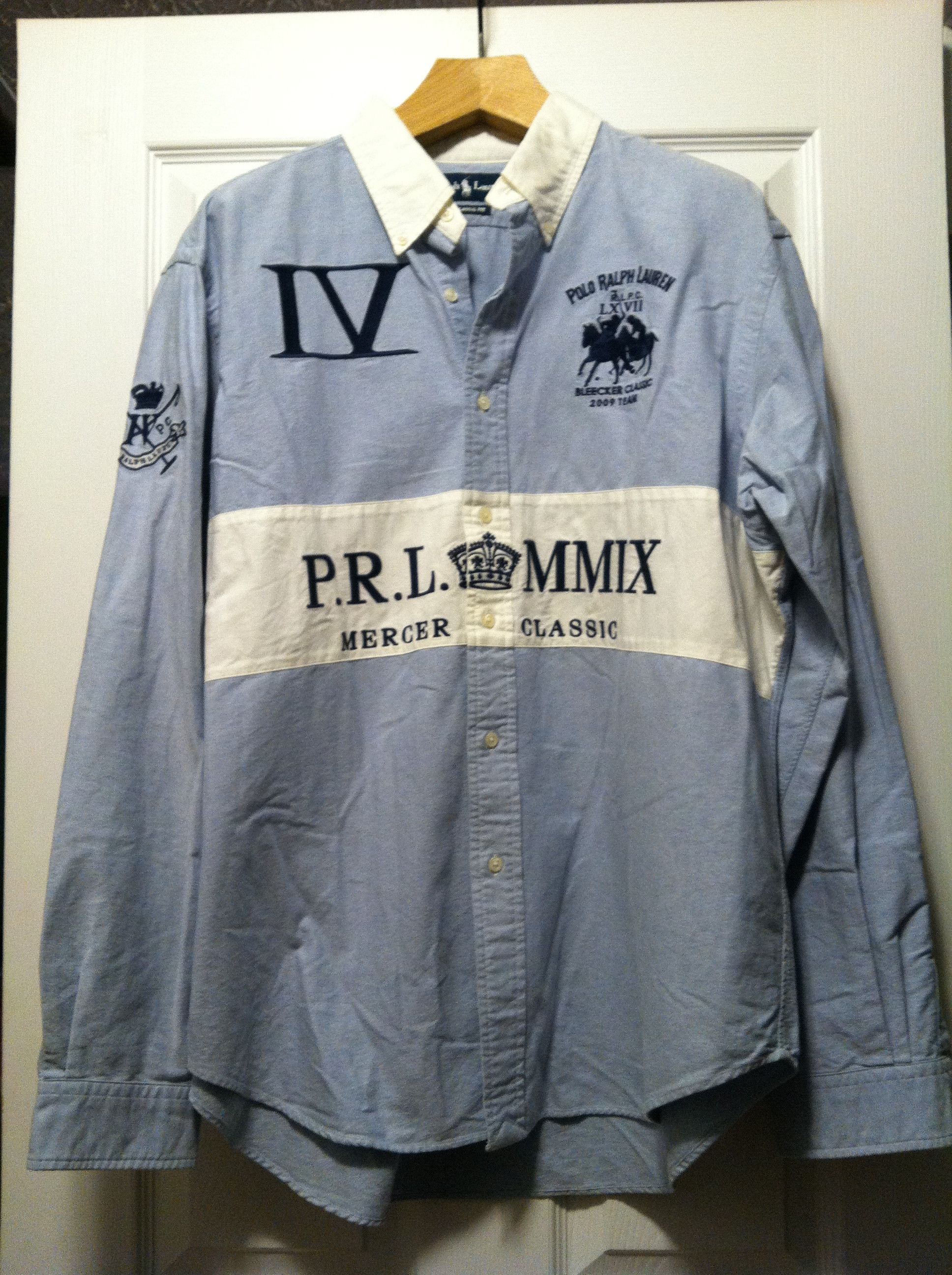 Polo Ralph Lauren POLO RALPH LAUREN MENS BLUE PRE-OWNED CASUAL SHIRT SIZE: XL Size US XL / EU 56 / 4 - 1 Thumbnail