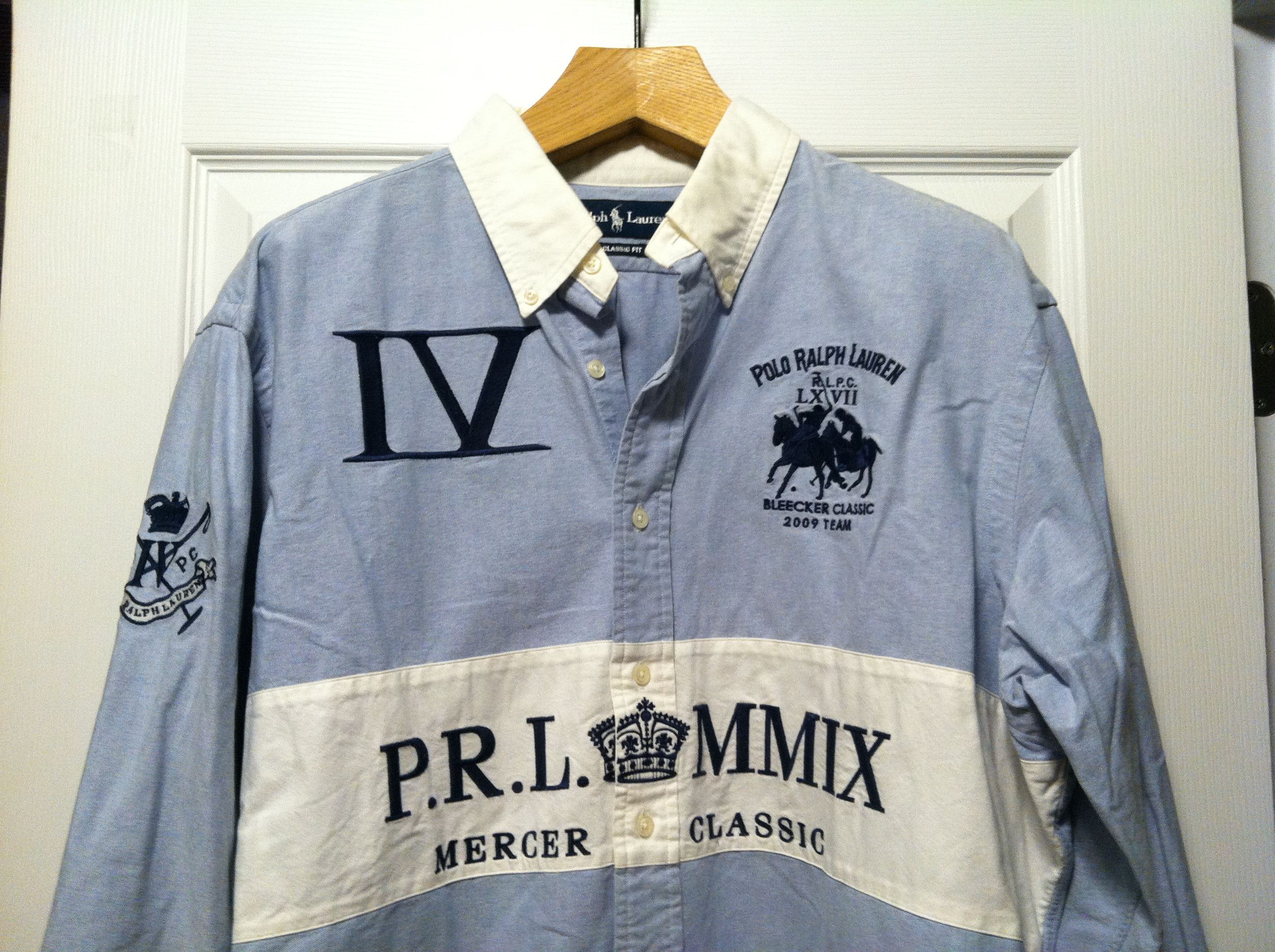 Polo Ralph Lauren POLO RALPH LAUREN MENS BLUE PRE-OWNED CASUAL SHIRT SIZE: XL Size US XL / EU 56 / 4 - 3 Thumbnail