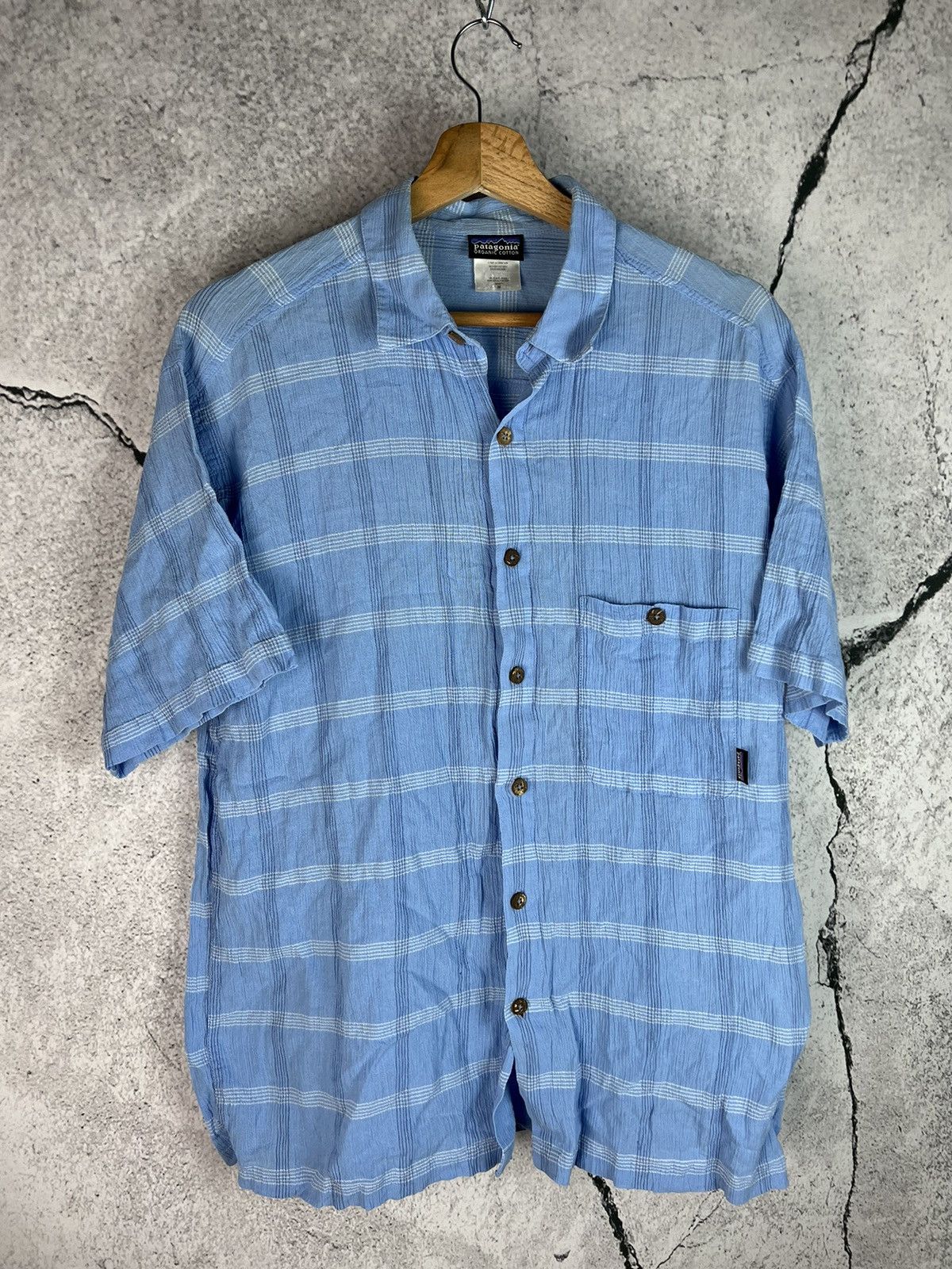 Patagonia Vintage 90s Patagonia organic cotton button up shirt