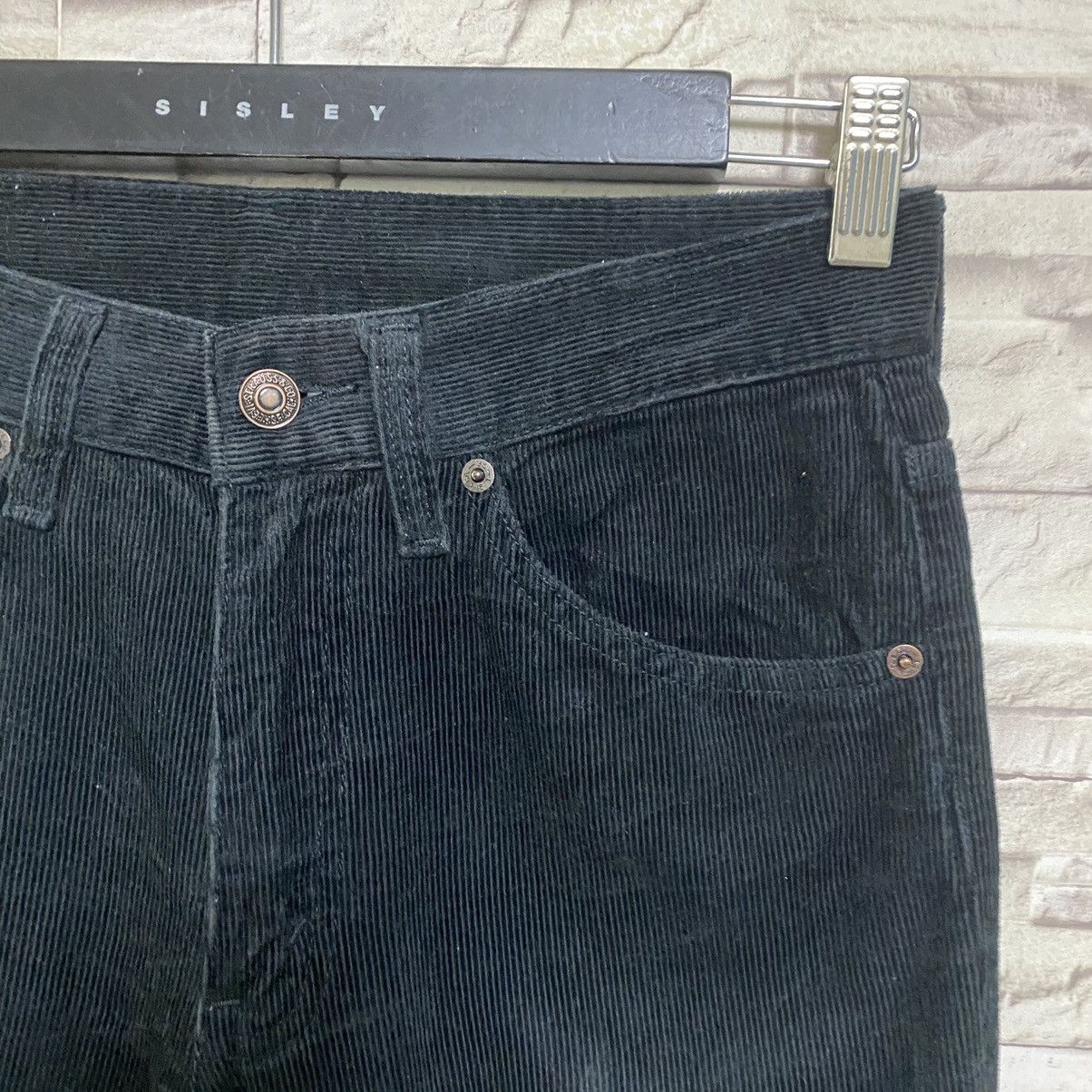 Levi's Vintage Levis 517 Black Corduroy Flare Jeans Size US 30 / EU 46 - 7 Thumbnail