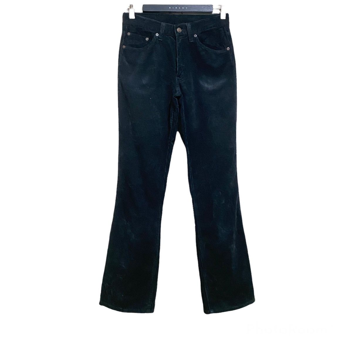 Levi's Vintage Levis 517 Black Corduroy Flare Jeans Size US 30 / EU 46 - 2 Thumbnail