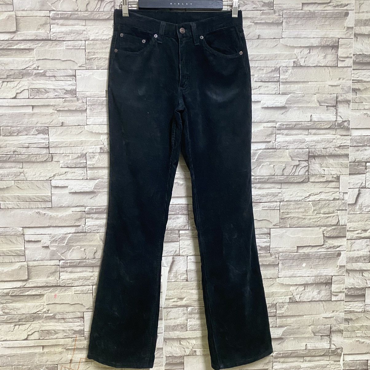 Levi's Vintage Levis 517 Black Corduroy Flare Jeans Size US 30 / EU 46 - 3 Thumbnail