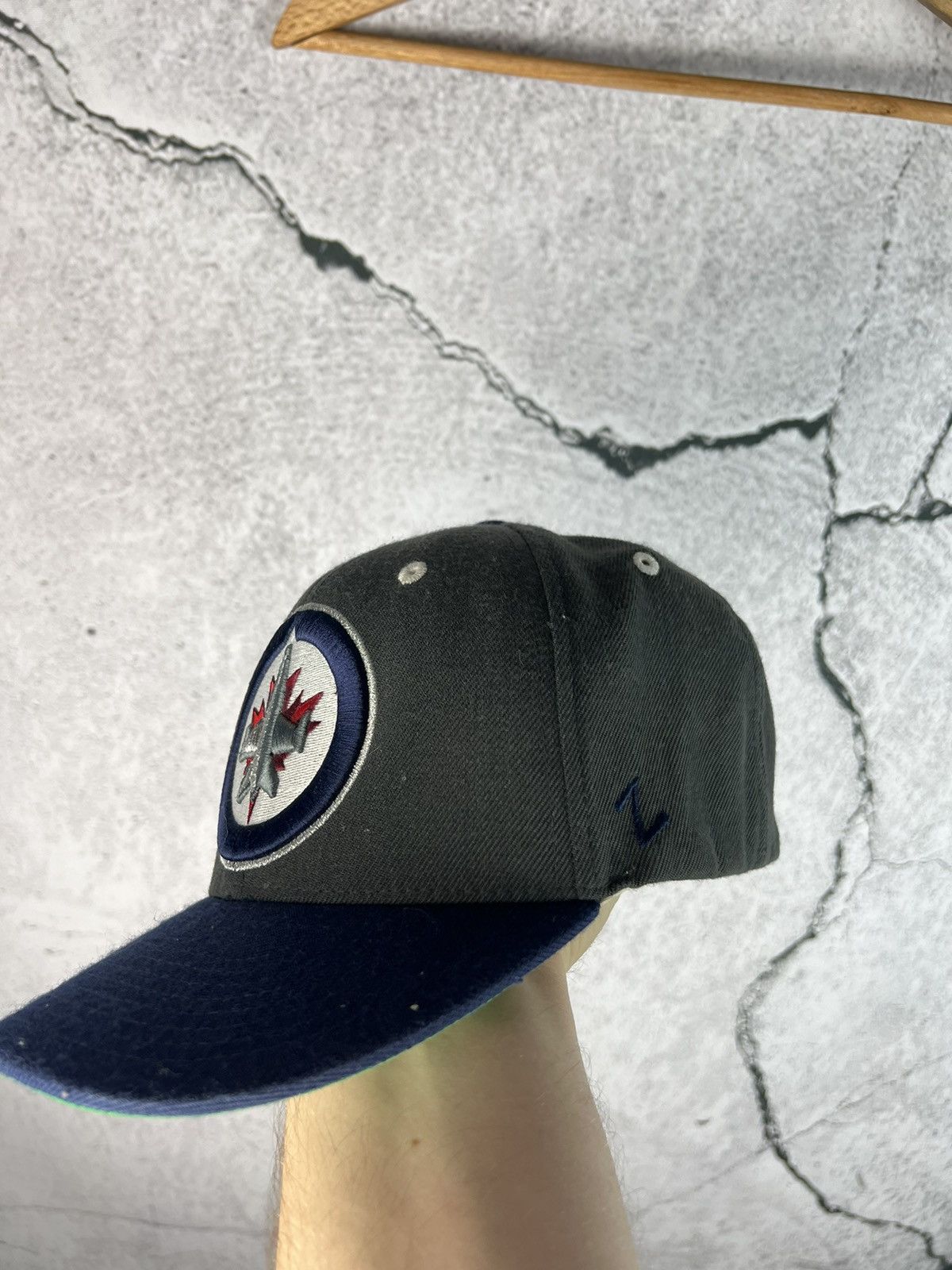 NHL × Vintage × Zephyr Vintage 90s NHL Winnipeg Jets Zephyr hat Size ONE SIZE - 2 Thumbnail