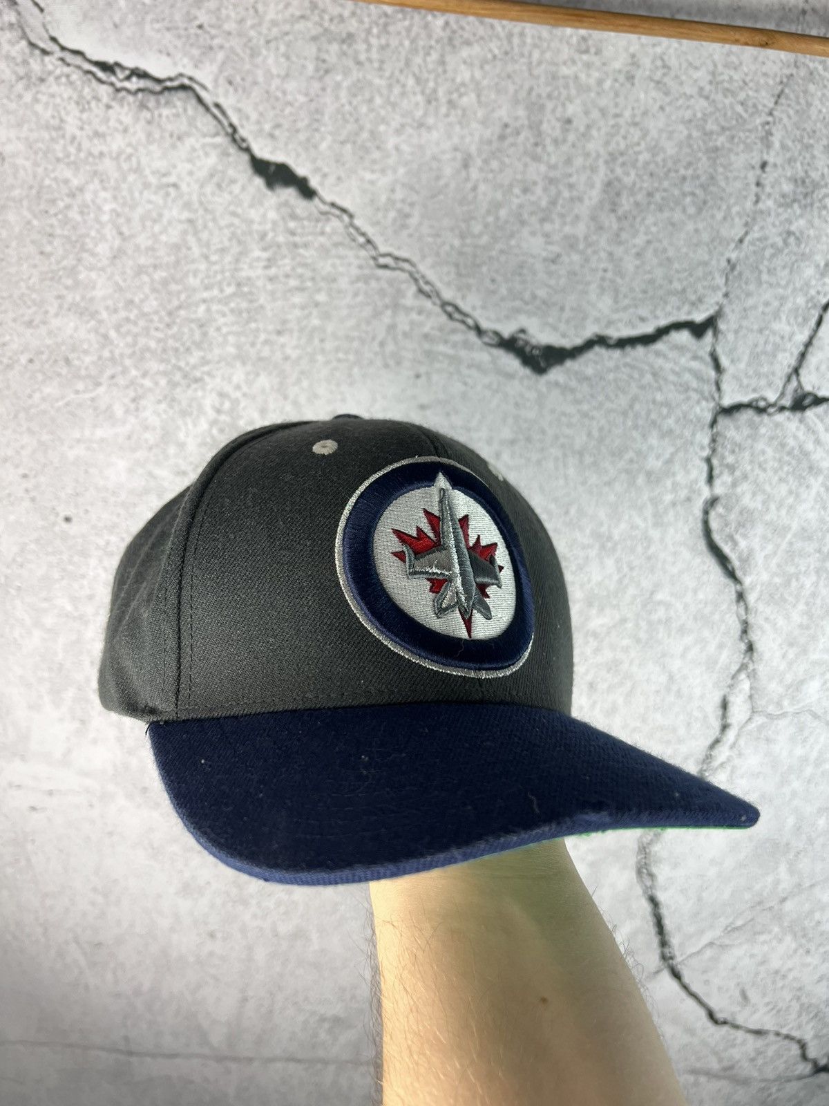 NHL × Vintage × Zephyr Vintage 90s NHL Winnipeg Jets Zephyr hat Size ONE SIZE - 1 Thumbnail