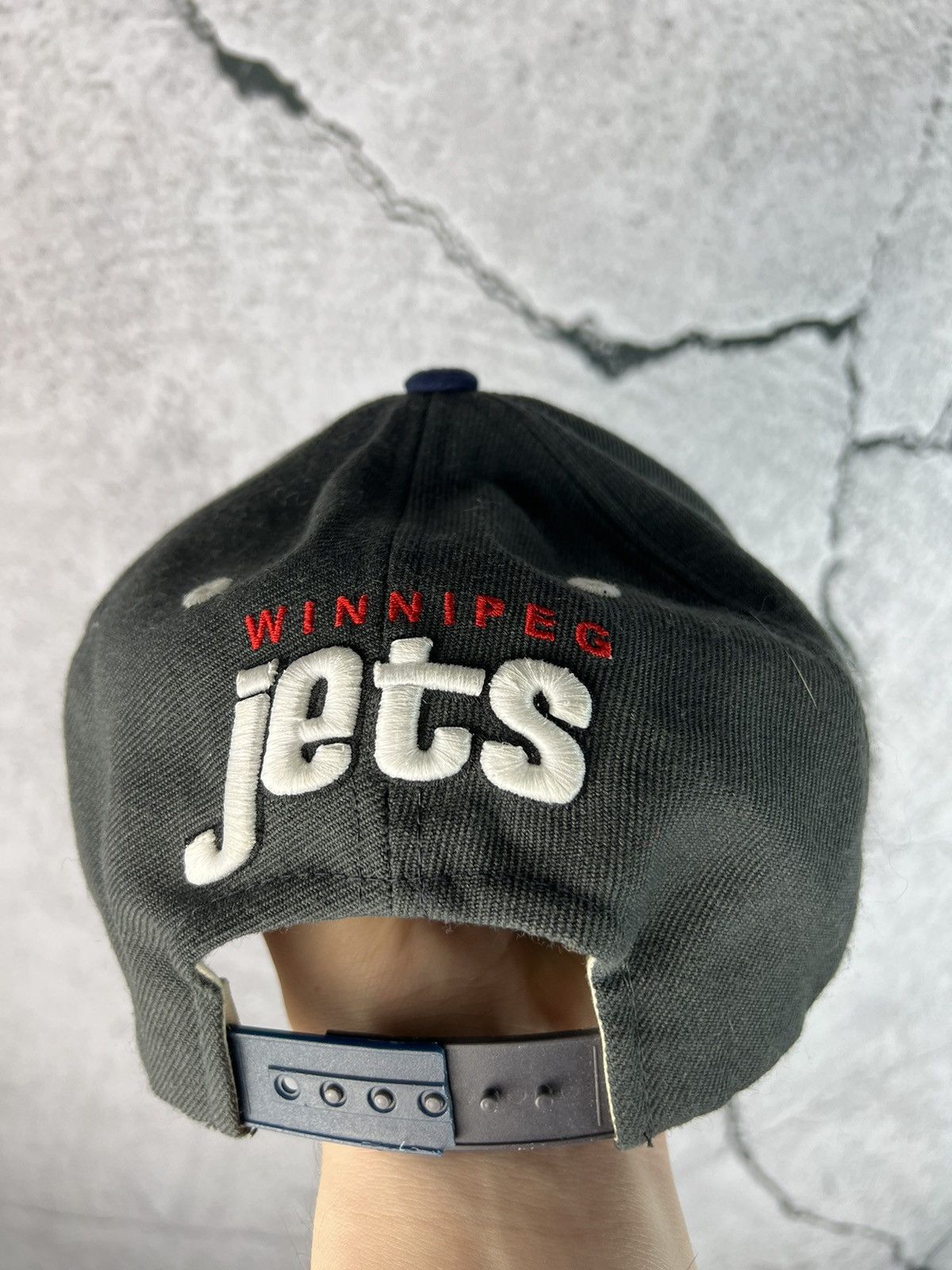 NHL × Vintage × Zephyr Vintage 90s NHL Winnipeg Jets Zephyr hat Size ONE SIZE - 3 Thumbnail