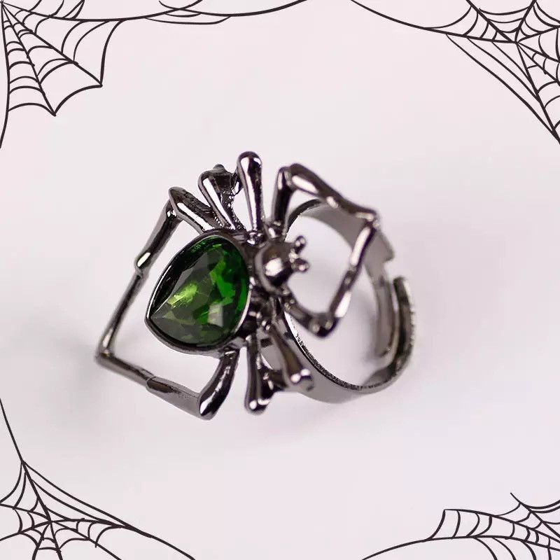 Jewelry × Vintage Hip Hop Punk Spider Insect Animal Ring Size ONE SIZE - 2 Thumbnail