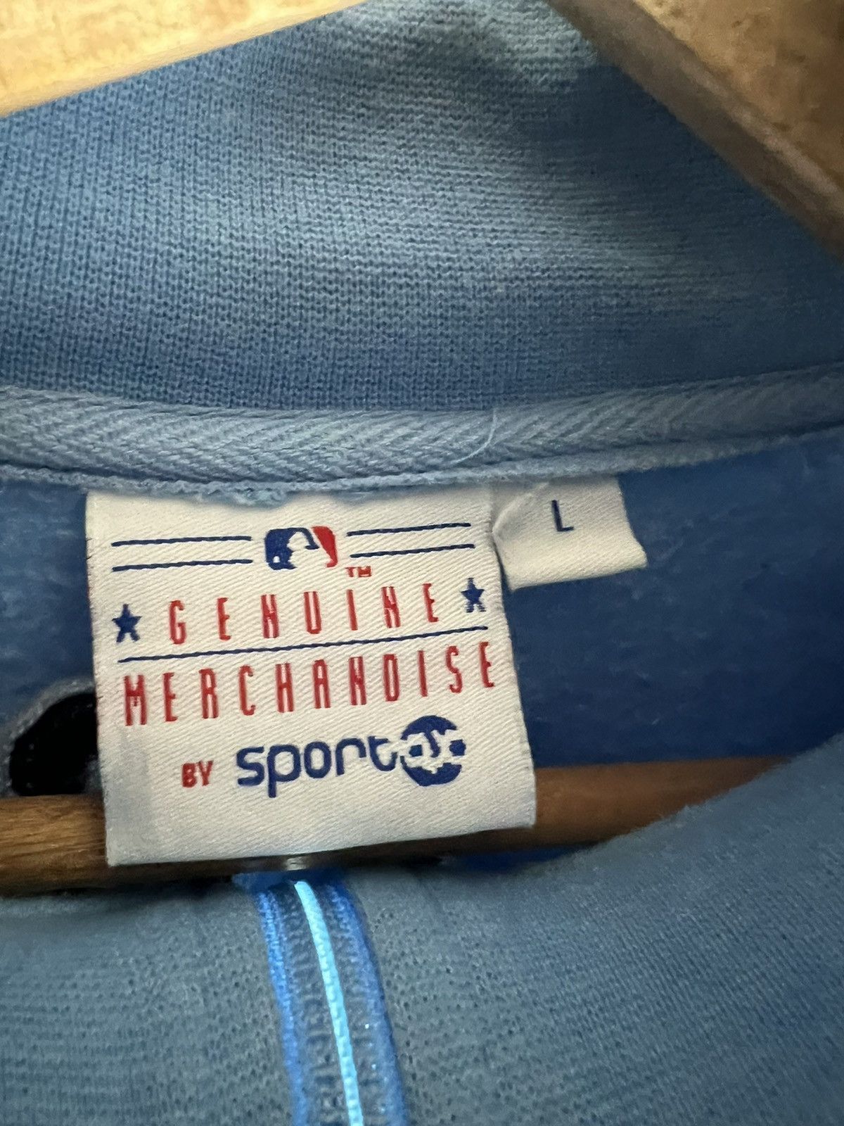 Majestic New York Yankees baby blue Majestic zip sweatshirt Size US L / EU 52-54 / 3 - 3 Thumbnail