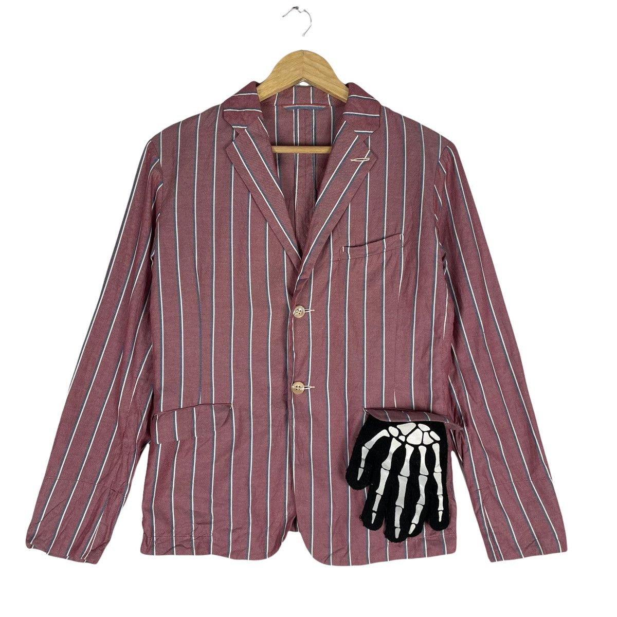 45rpm × Japanese Brand ⚡️45RPM Striped Blazer Size 42S - 1 Thumbnail