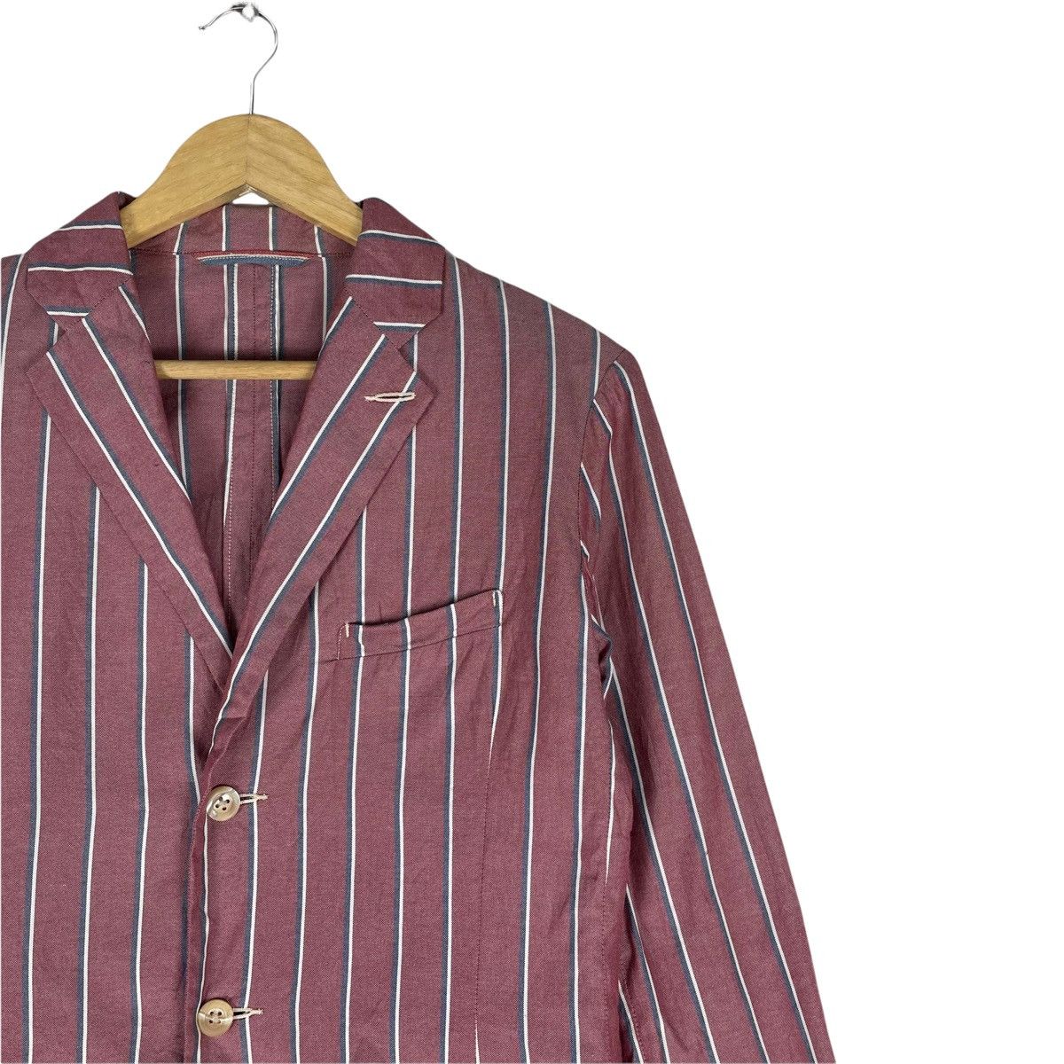 45rpm × Japanese Brand ⚡️45RPM Striped Blazer Size 42S - 5 Thumbnail