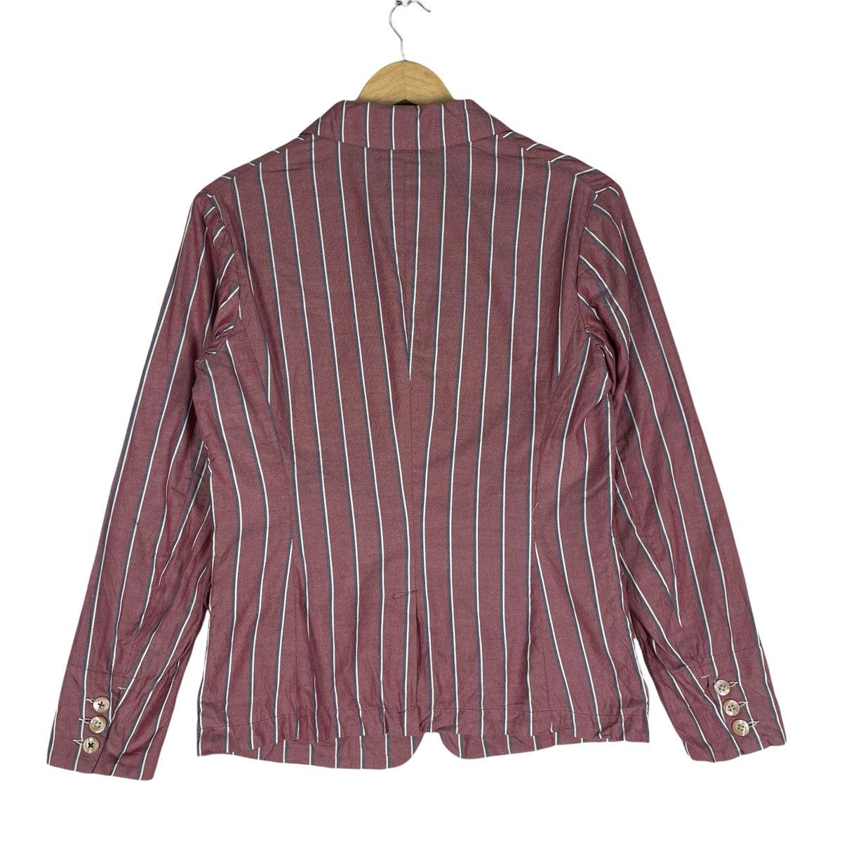 45rpm × Japanese Brand ⚡️45RPM Striped Blazer Size 42S - 8 Thumbnail