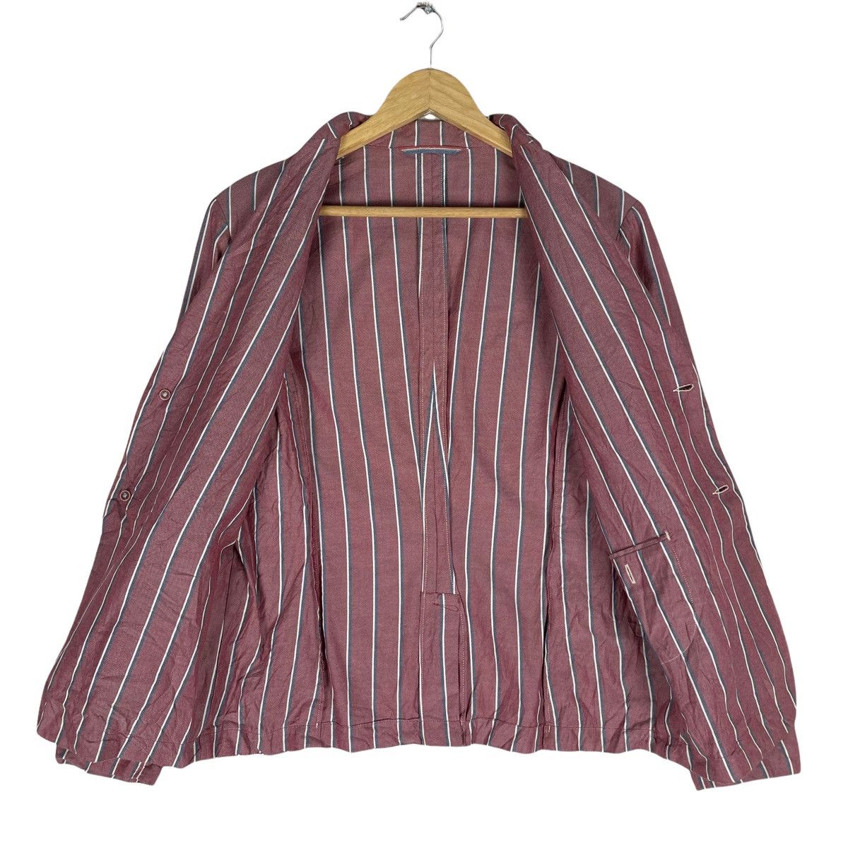 45rpm × Japanese Brand ⚡️45RPM Striped Blazer Size 42S - 7 Thumbnail