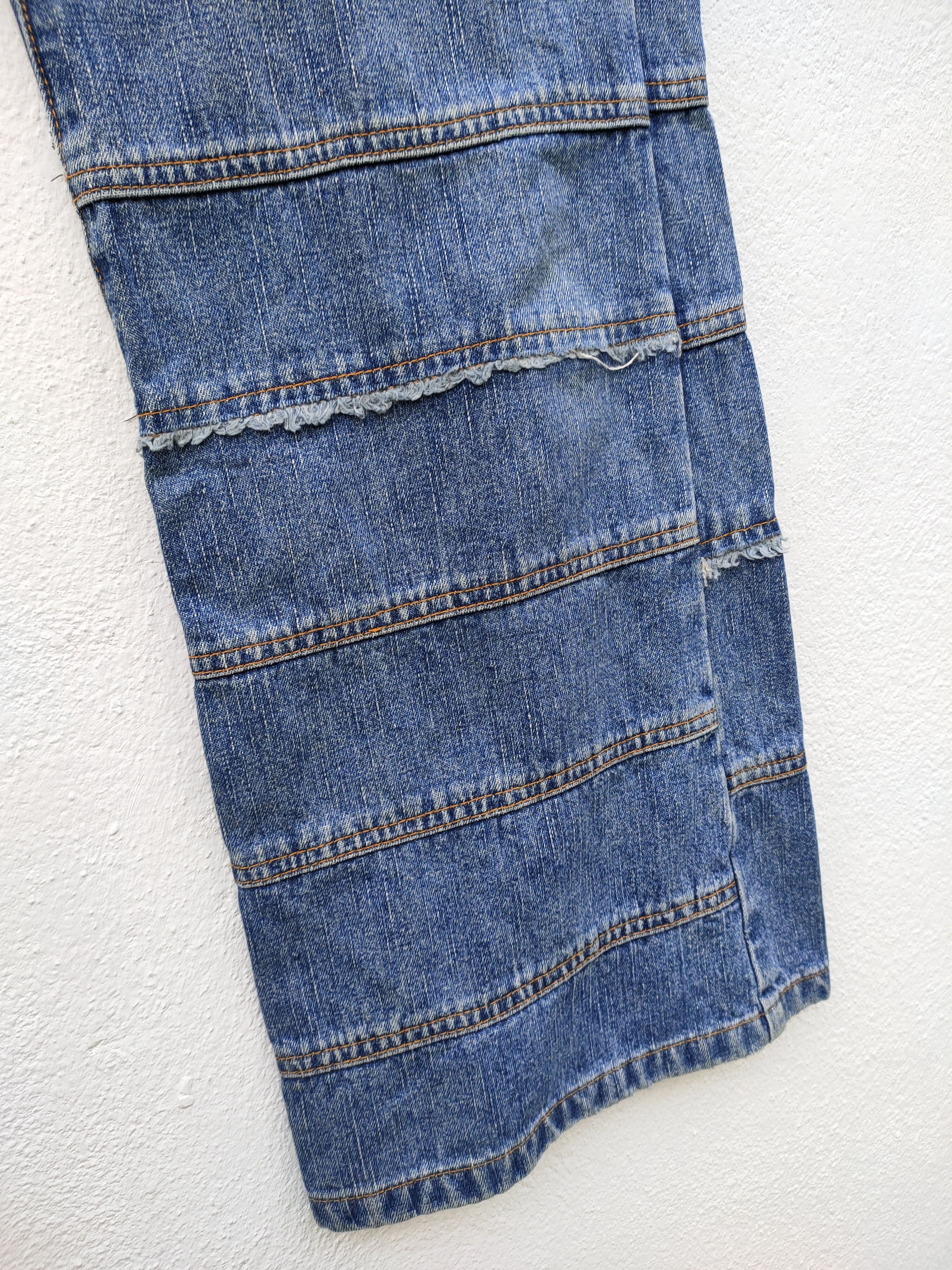 Japanese Brand ❎ Smile Land Reconstructed Denim Size US 30 / EU 46 - 4 Thumbnail